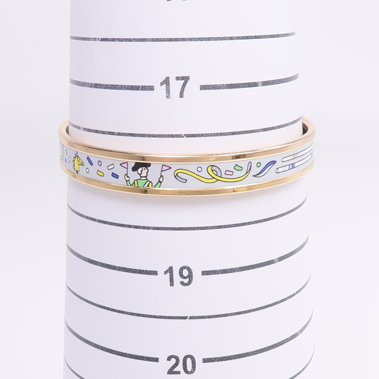 HERMES 金屬/琺瑯L'Epopee d'Hermes Bangle手鐲