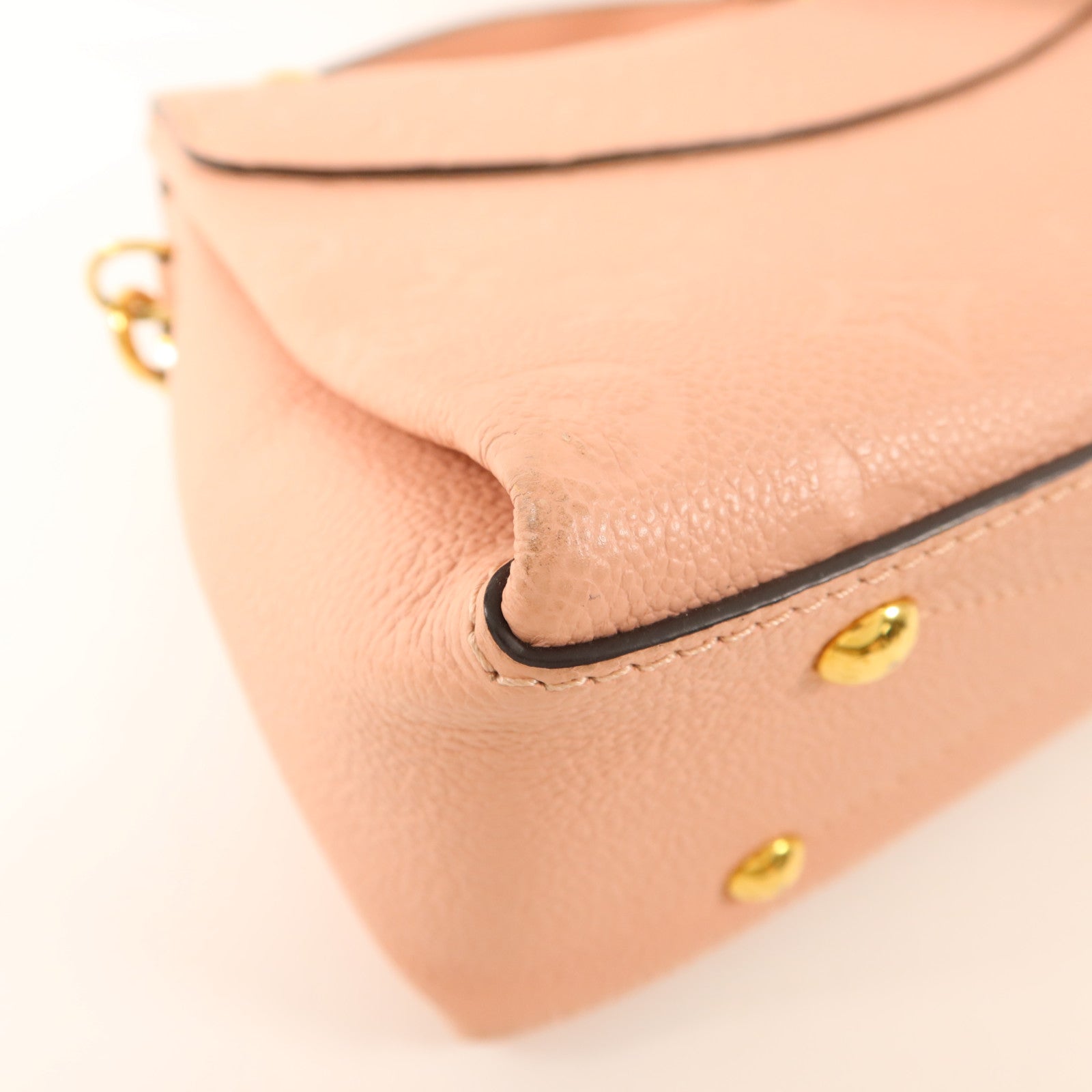 LOUIS VUITTON Monogram Empreinte Georges BB金扣手挽肩背兩用袋