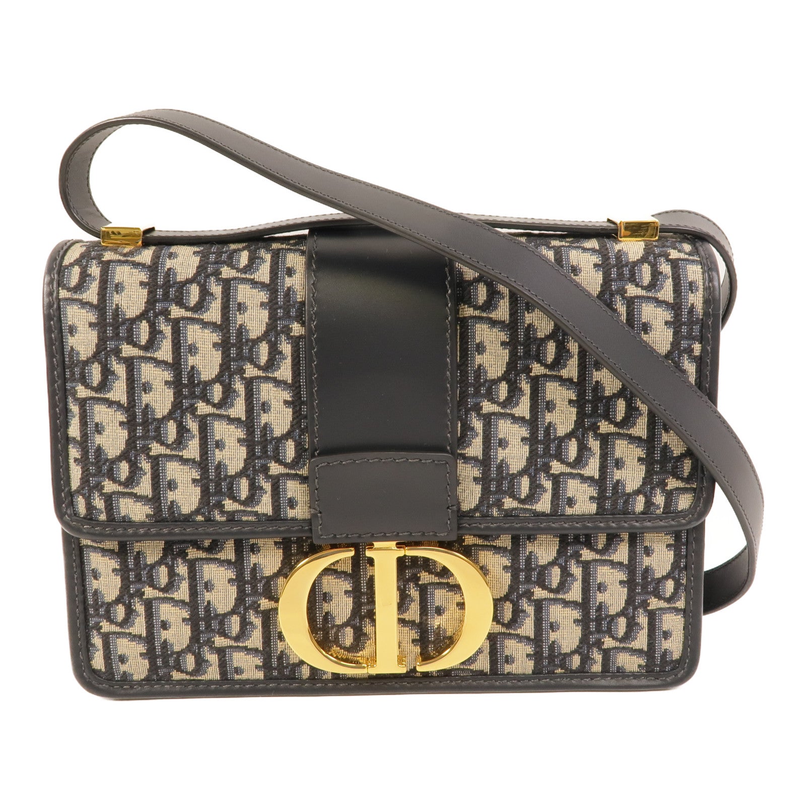 Dior 帆布30 Montaigne肩背袋