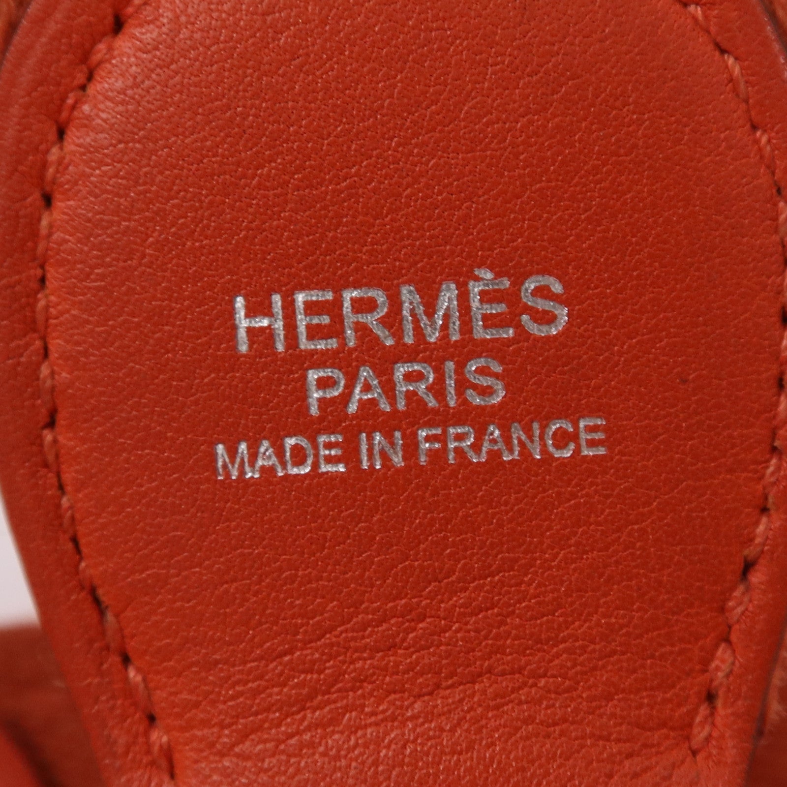 HERMES Swift皮革Berline 21 Mini銀扣肩背袋Rouge Casaque