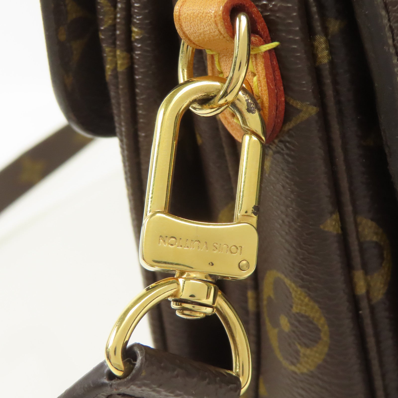 LOUIS VUITTON LV GHW Pochette Metis MM 2way Bag M44875 Monogram Brown