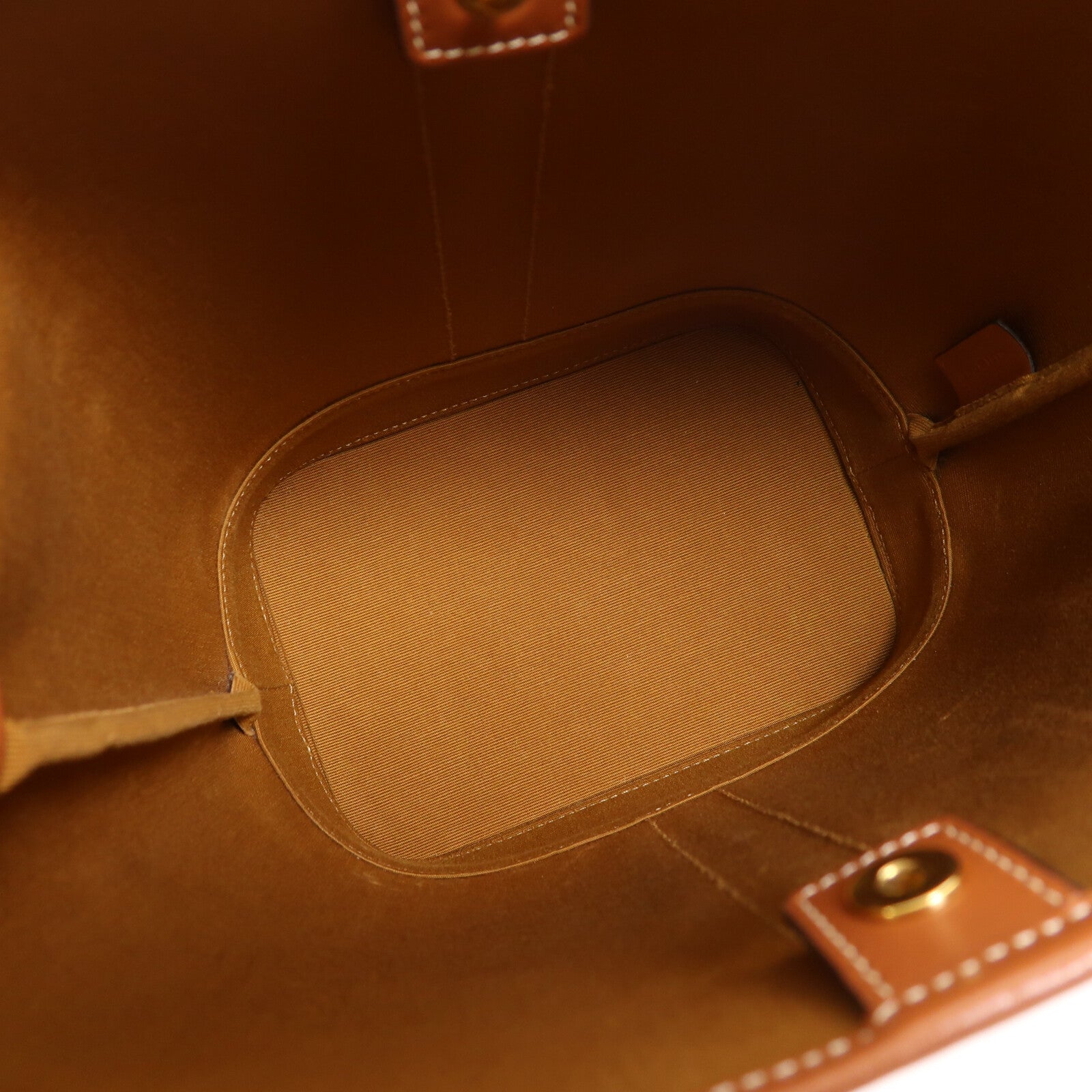 CELINE 塗層帆布Triomphe Bucket金扣肩背袋