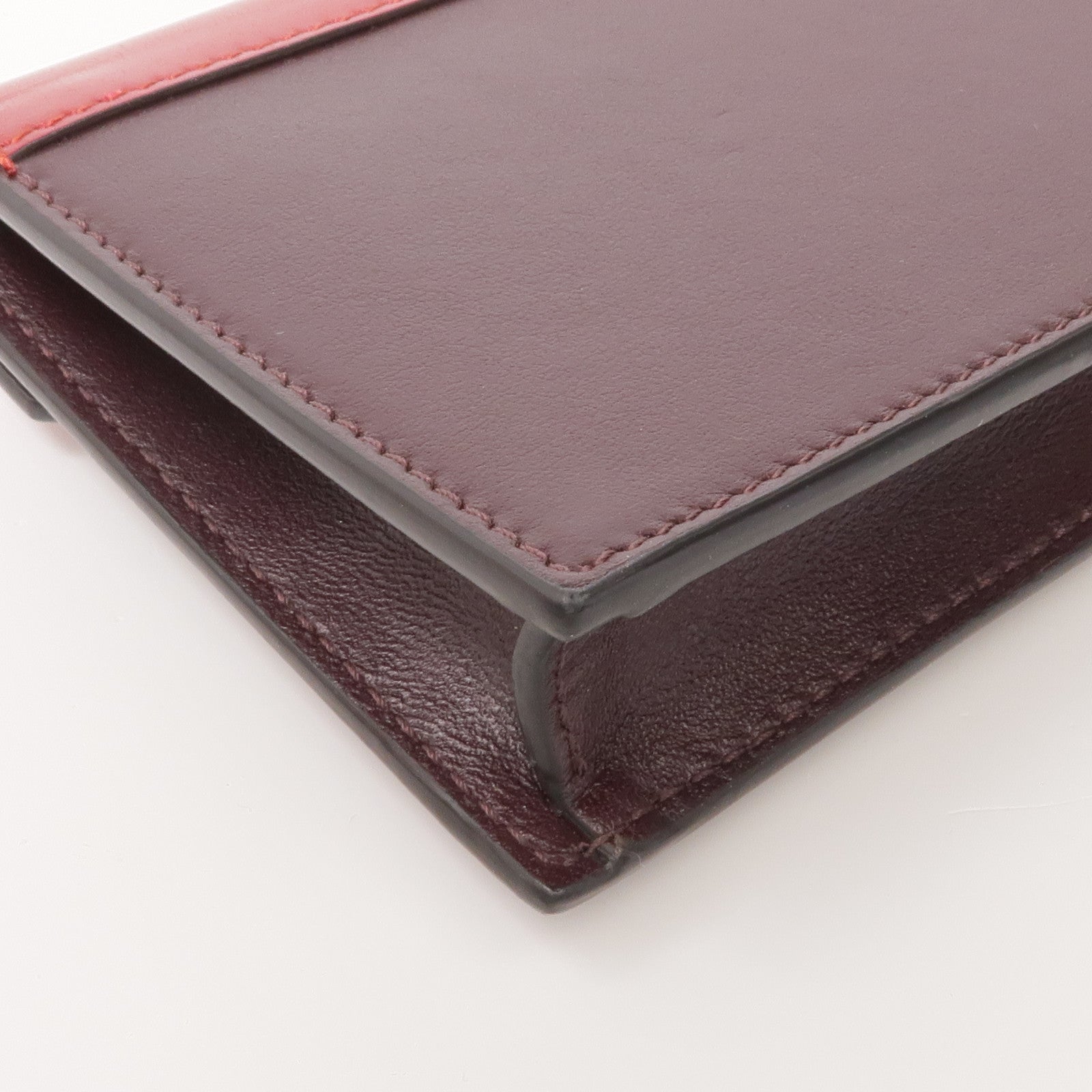 CELINE 牛皮皮革Card Case金扣卡片套