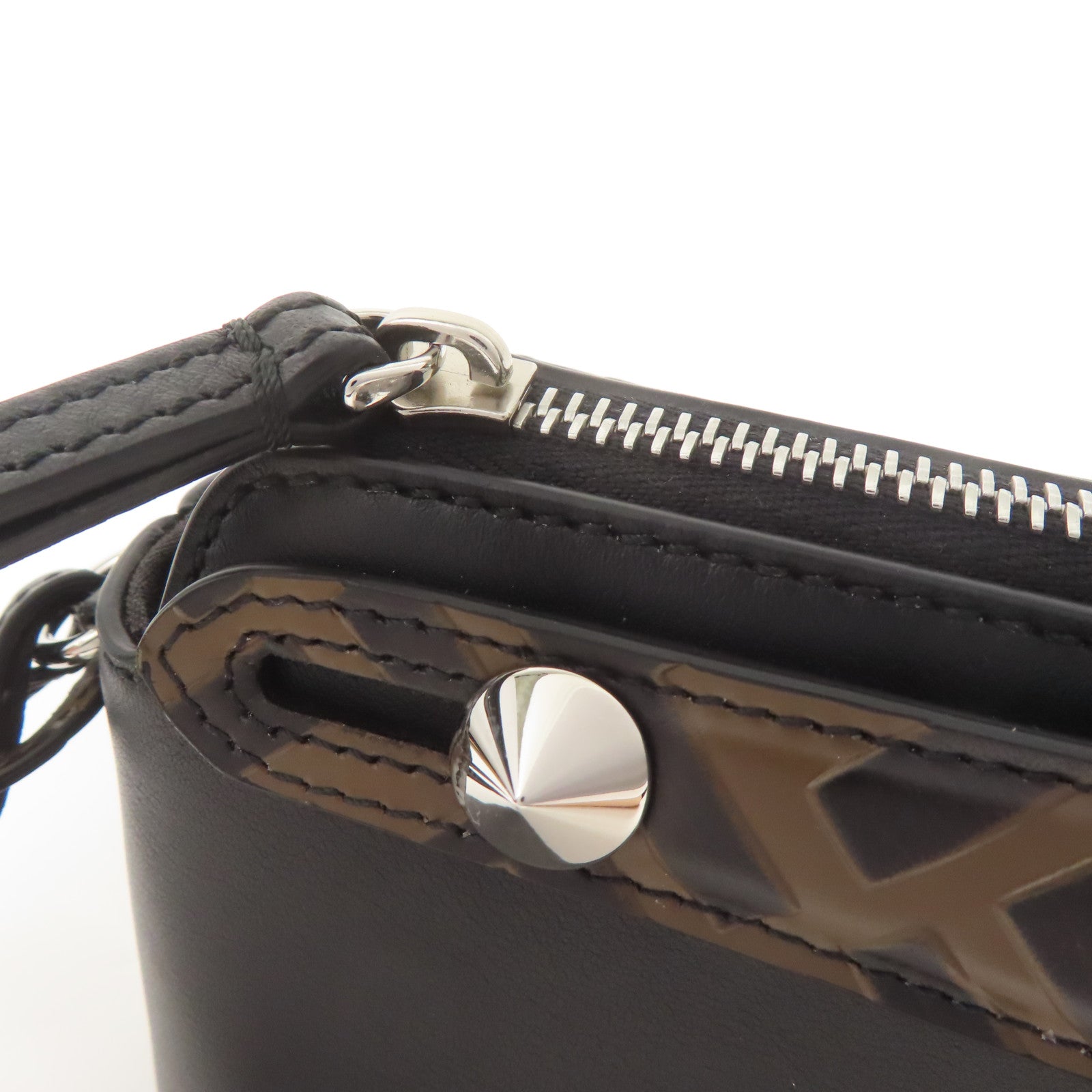 FENDI 牛皮皮革By The Way Mini銀扣肩背袋
