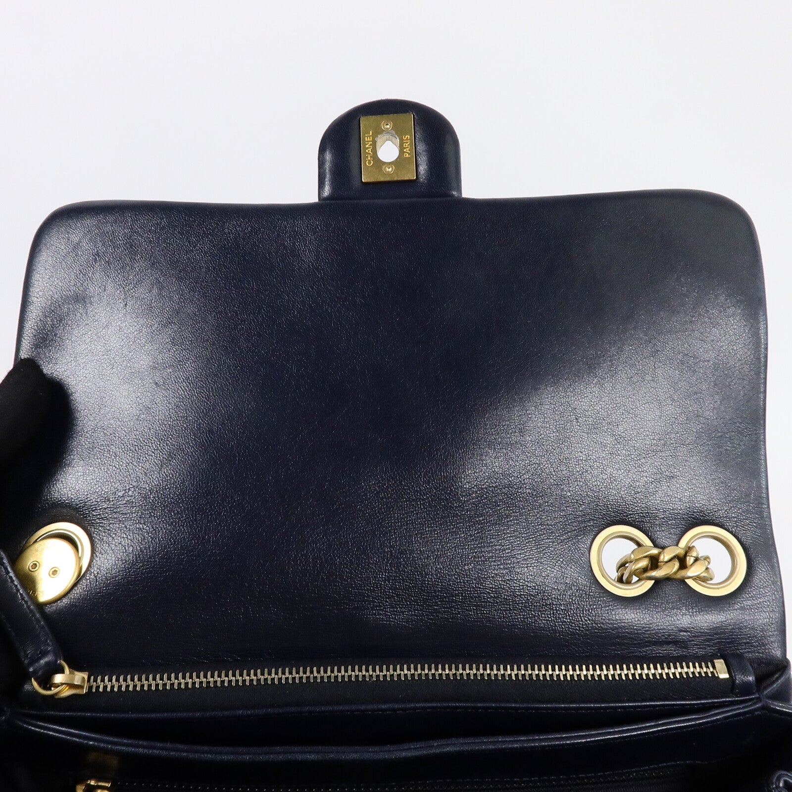 CHANEL 羊皮皮革Chain Shoulder Bag鏈帶肩背袋