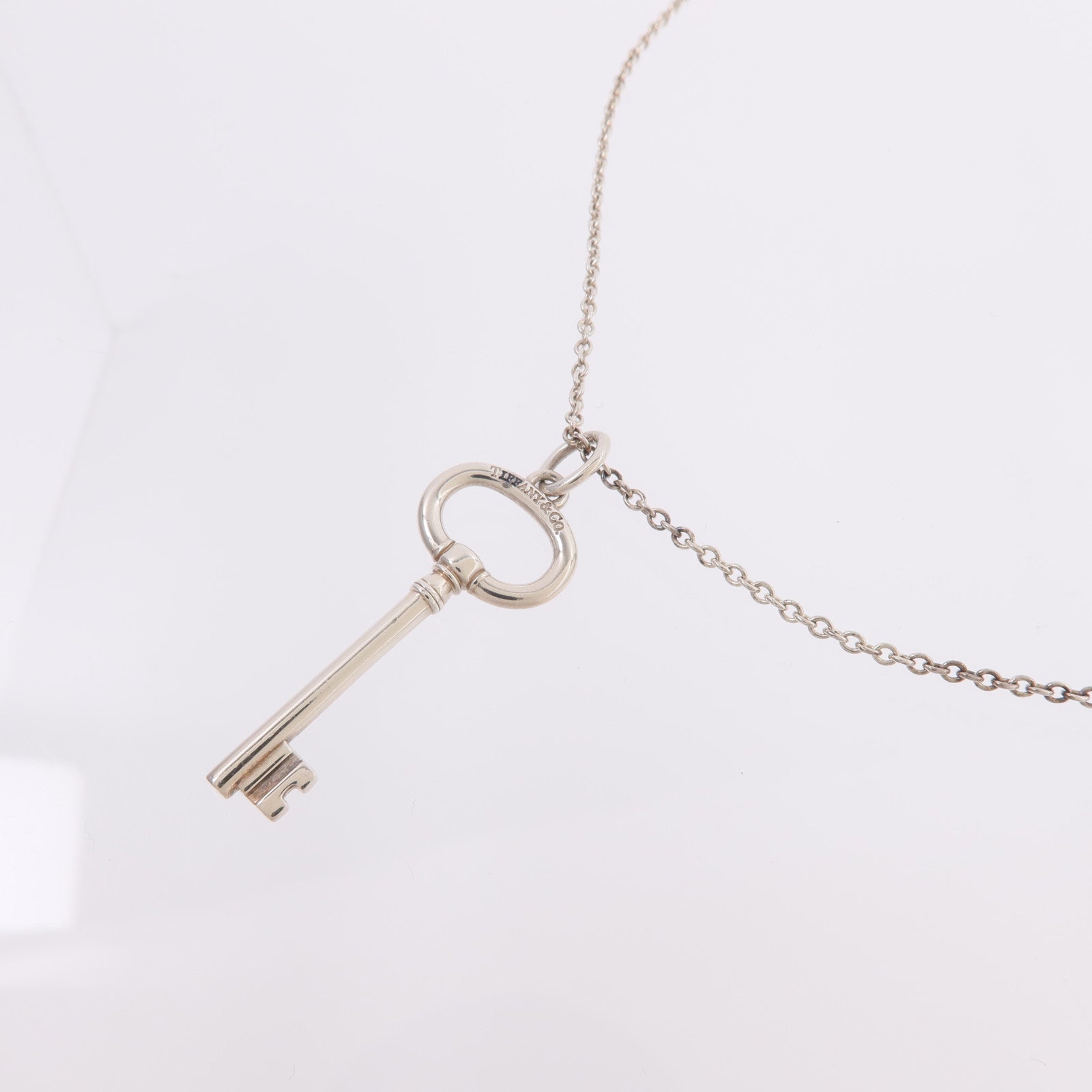 TIFFANY＆CO 925純銀Key Pendant項鍊
