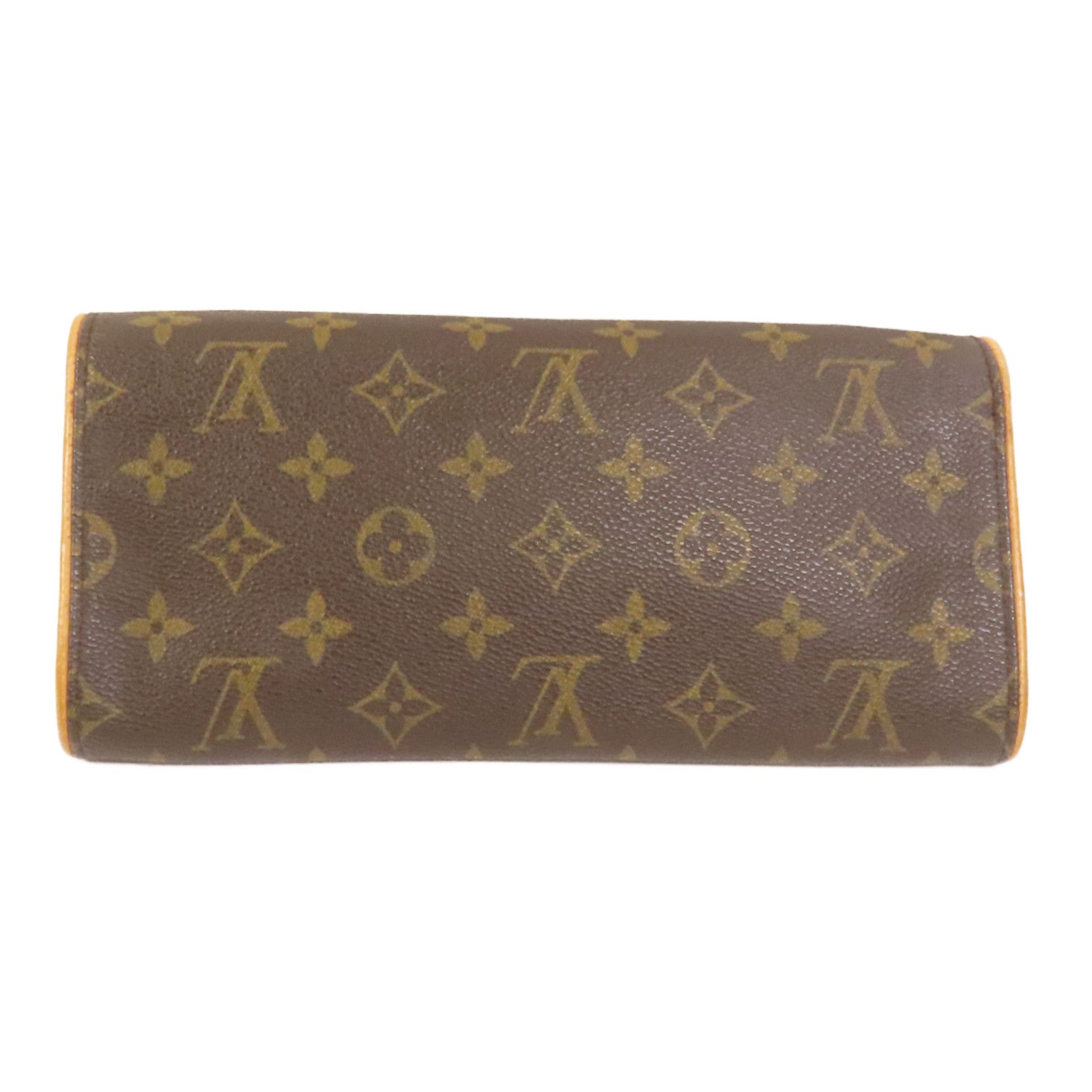 LOUIS VUITTON Monogram Pochette Twin GM金扣肩背袋