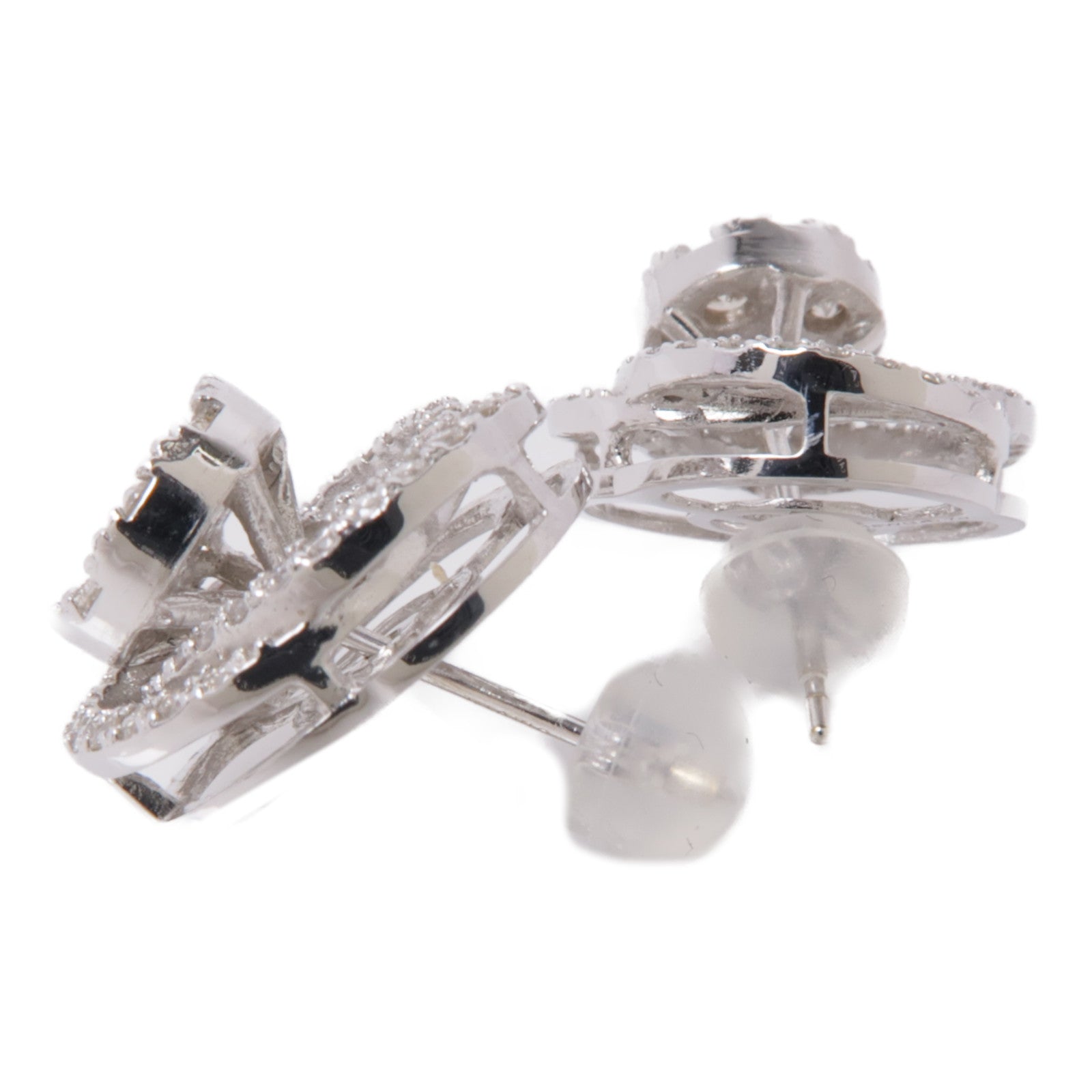 JEWELRY 【激減優惠】18K白金Diamond Earrings鑽石耳環
