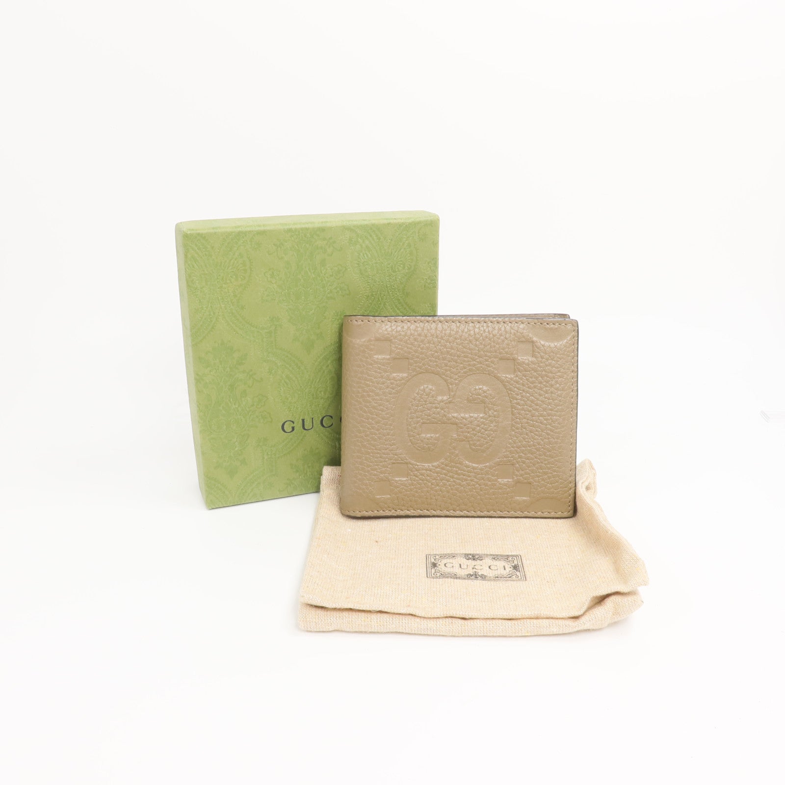 GUCCI 牛皮皮革Jumbo GG Wallet錢包