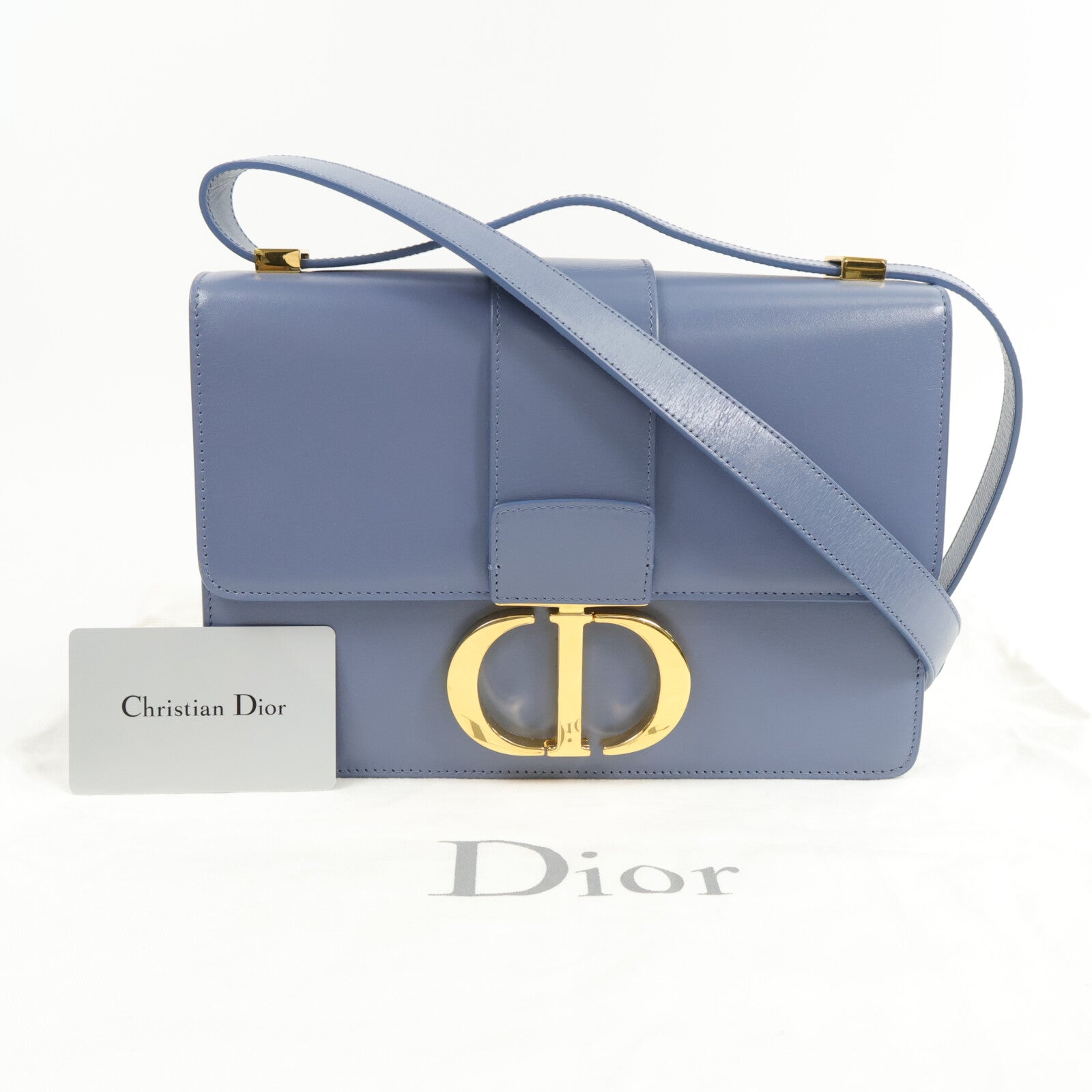 Dior 牛皮皮革Montaigne 30肩背袋