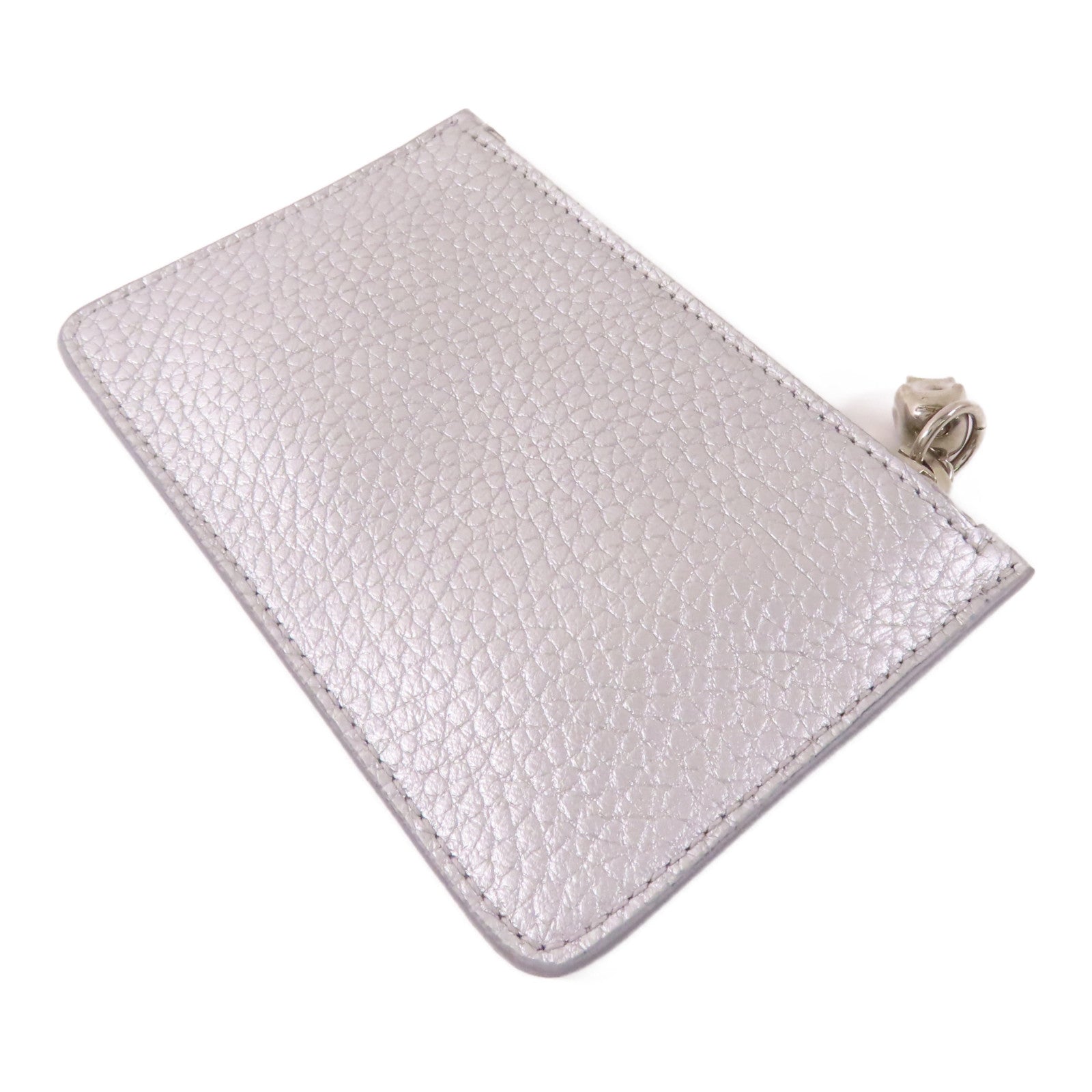 SELECTION 皮革Alexander Mcqueen Coin Case銀扣零錢包