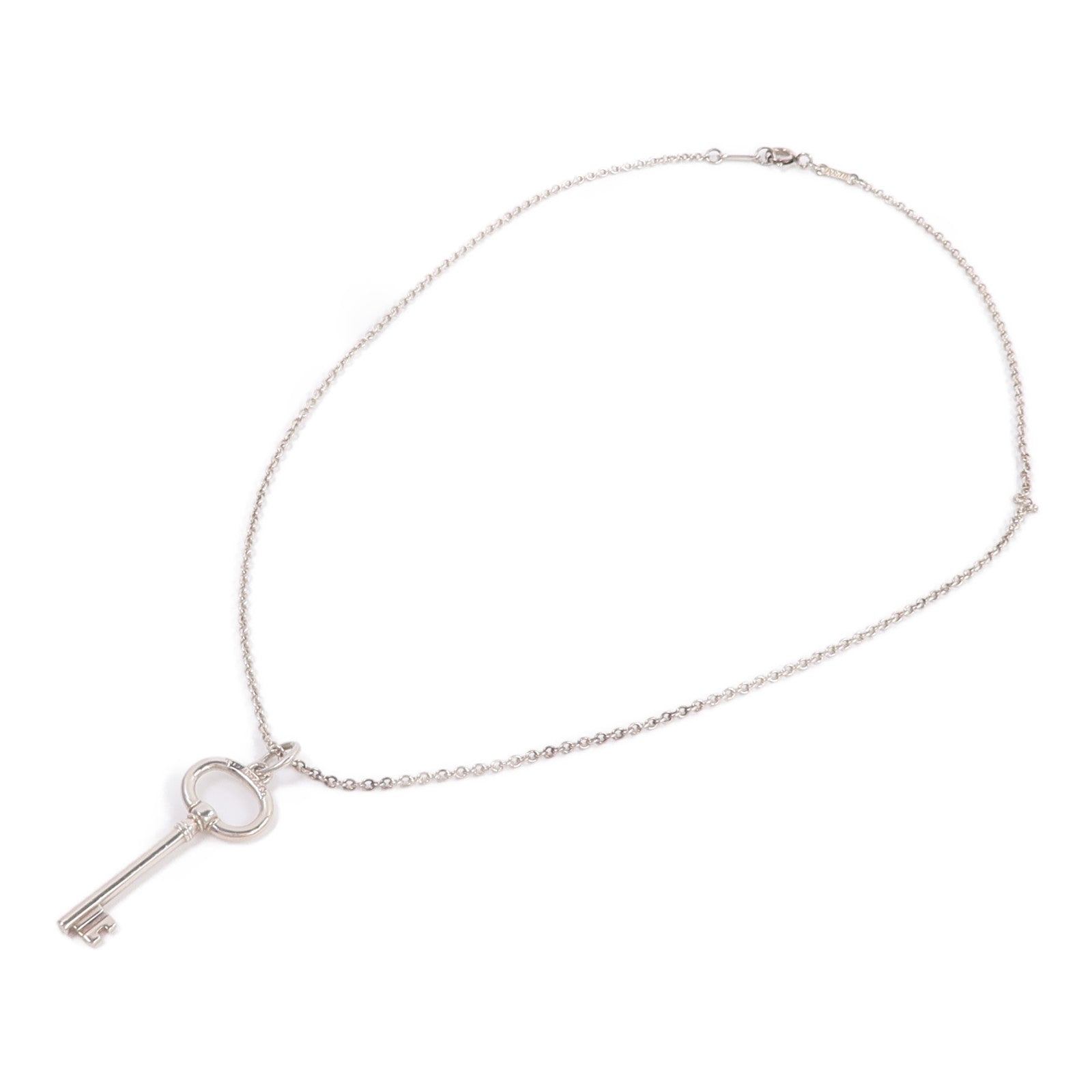 TIFFANY＆CO 925純銀Key Pendant項鍊