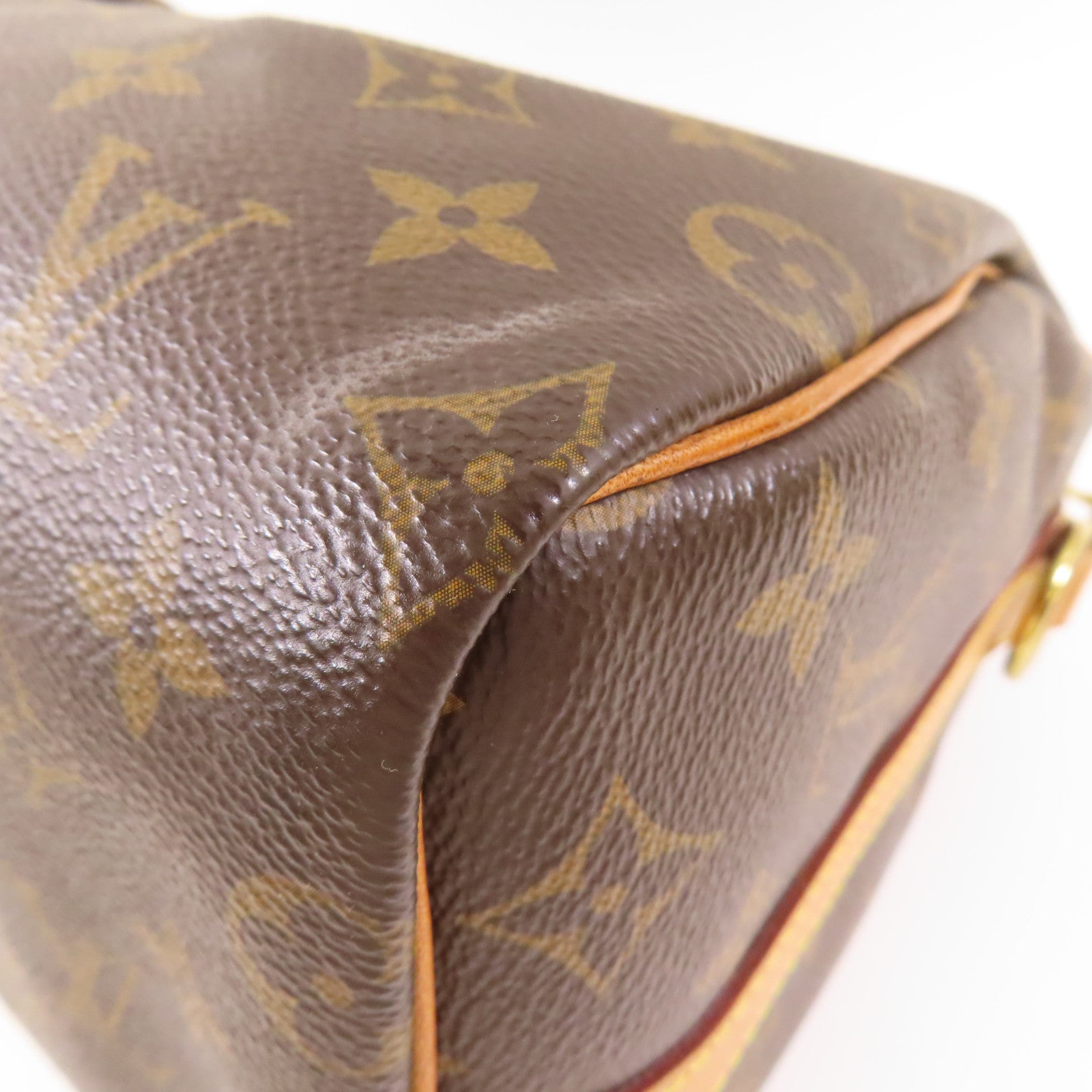 LOUIS VUITTON Monogram Speedy Bandouliere 25金扣手挽肩背兩用袋