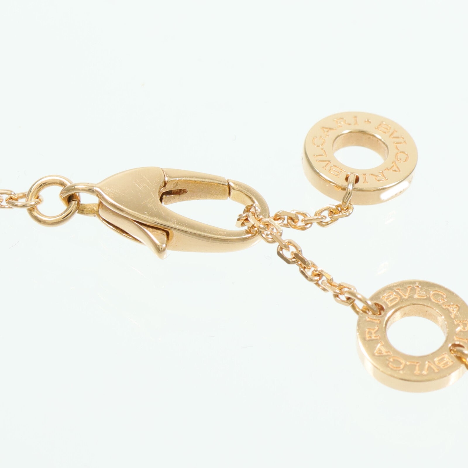BVLGARI 18K玫瑰金Divas Dream Necklace珍珠母貝/鑽石項鍊