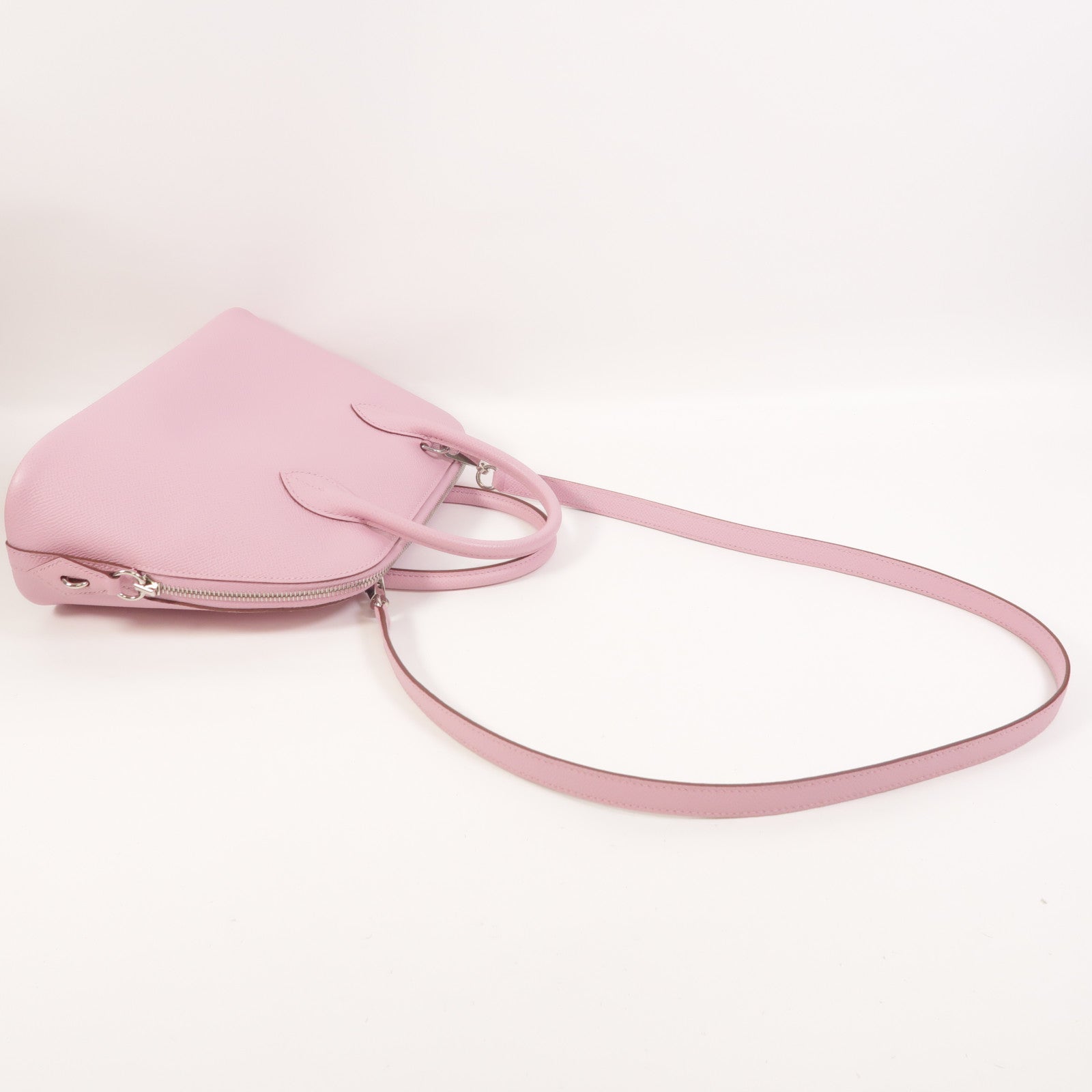 HERMES Epsom皮革Bolide 1923手挽肩背兩用袋Mauve Sylvestre