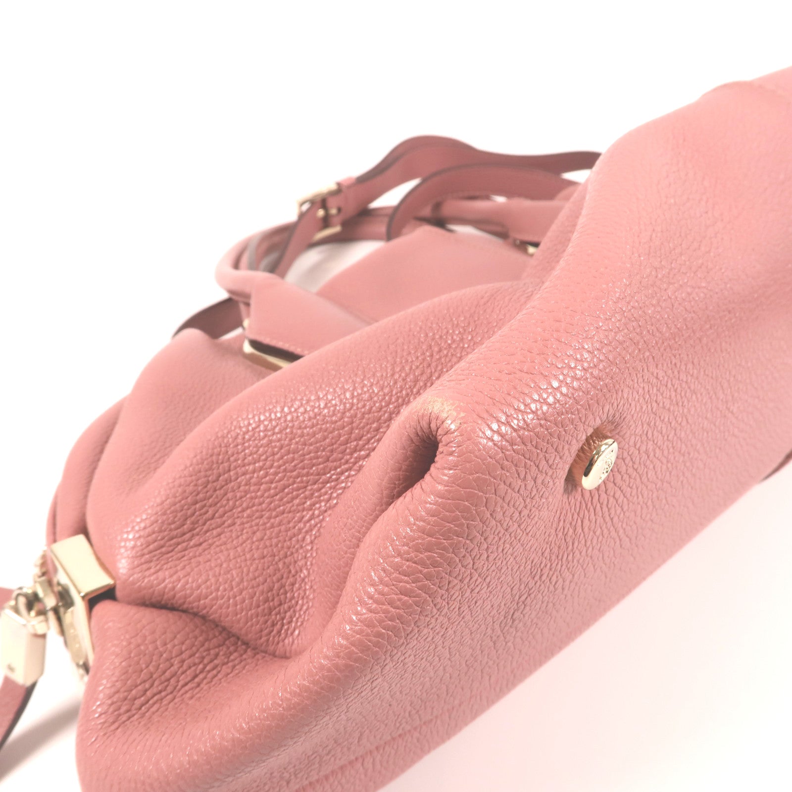 TOD'S 牛皮皮革Shoulder Bag金扣手挽肩背兩用袋