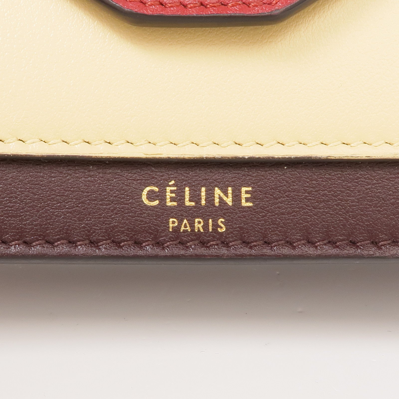 CELINE 牛皮皮革Card Case金扣卡片套