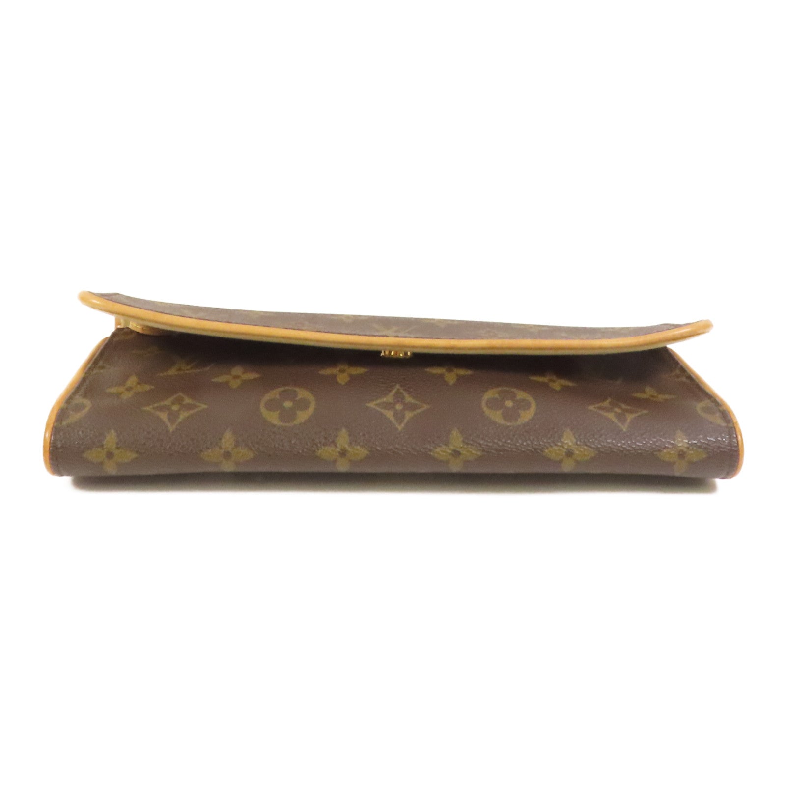LOUIS VUITTON Monogram Pochette Twin GM金扣肩背袋