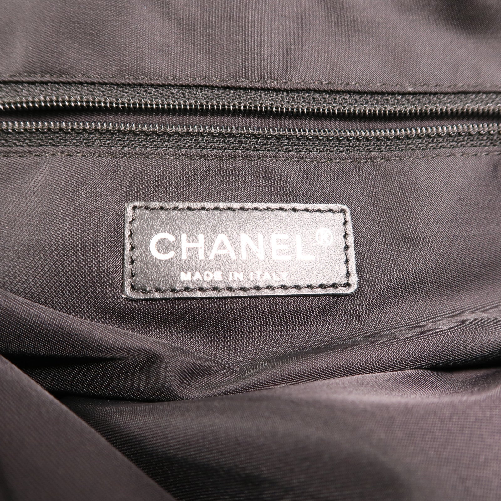 CHANEL 牛皮皮革Vintage Totebag銀扣手挽袋