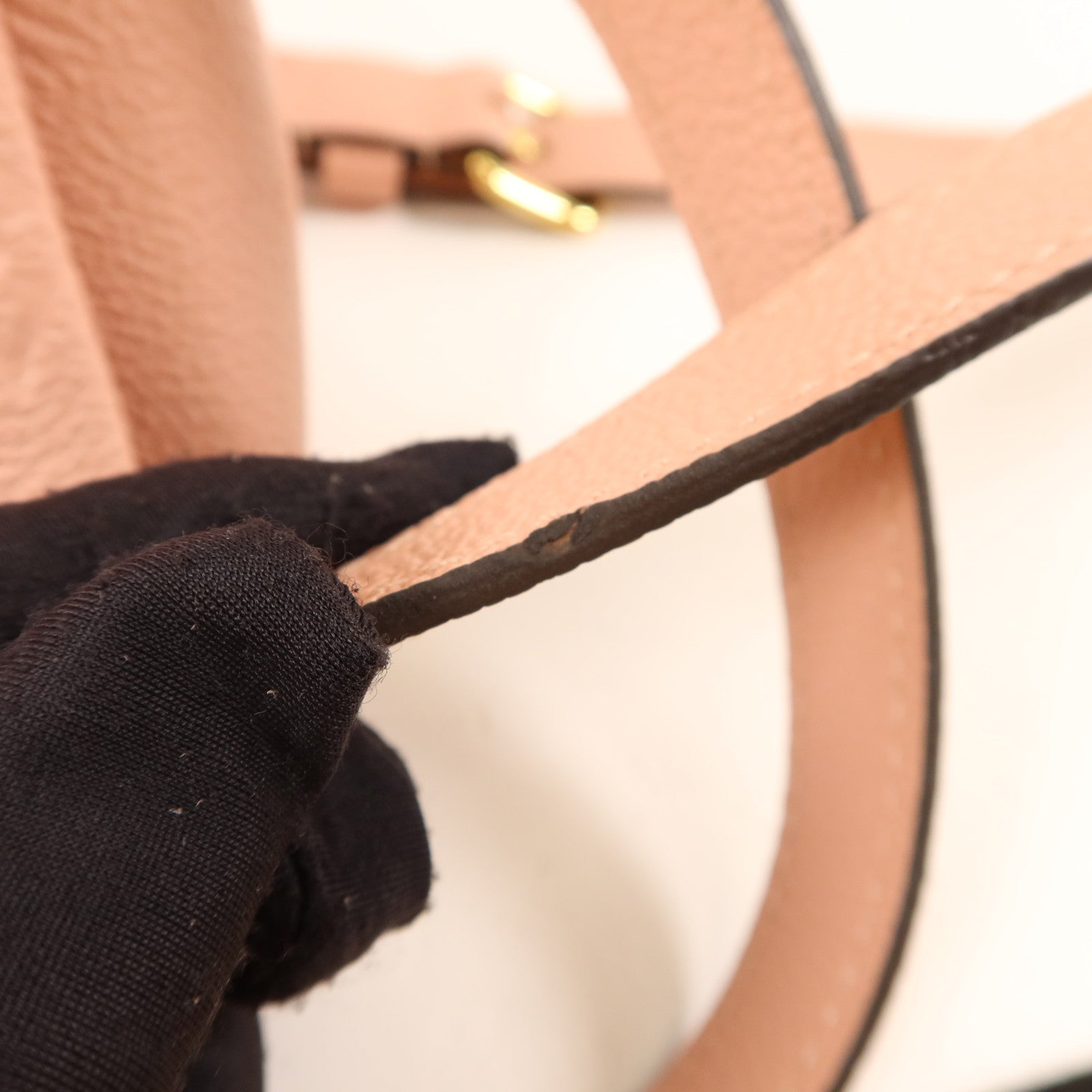 LOUIS VUITTON Monogram Empreinte Georges BB金扣手挽肩背兩用袋