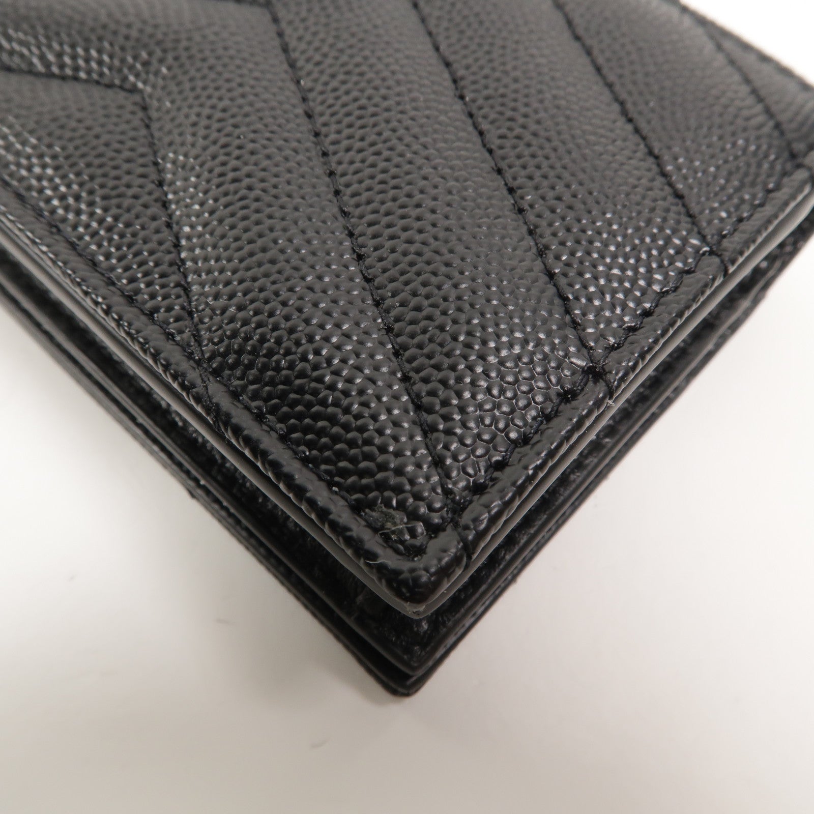 SAINT LAURENT 牛皮皮革Cassandre Matelasse Flap Card Case錢包