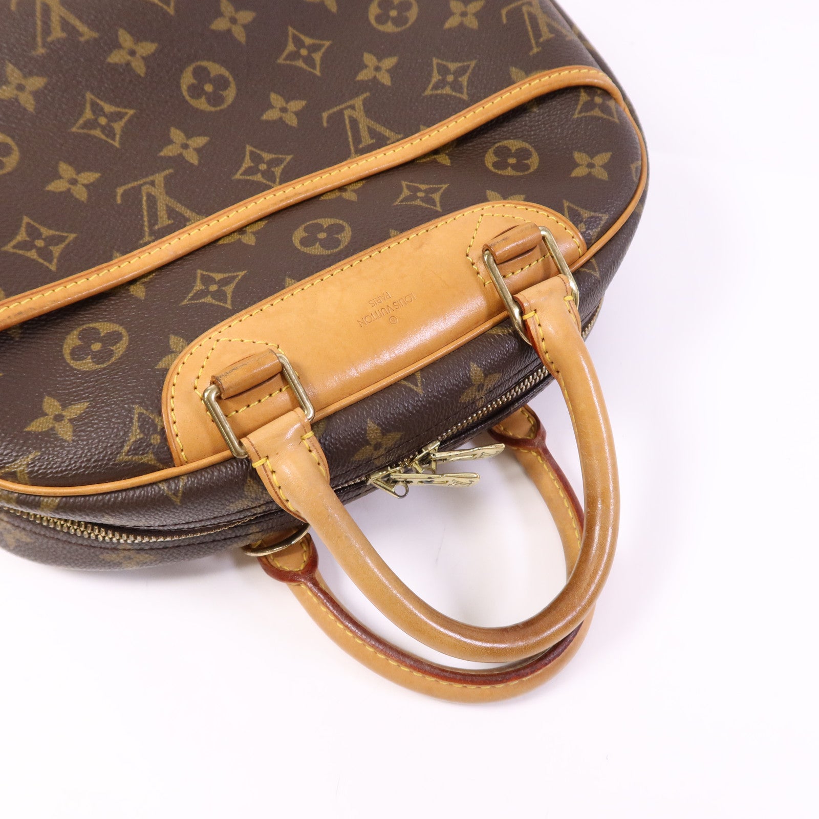 LOUIS VUITTON Monogram Trouville金扣手挽袋