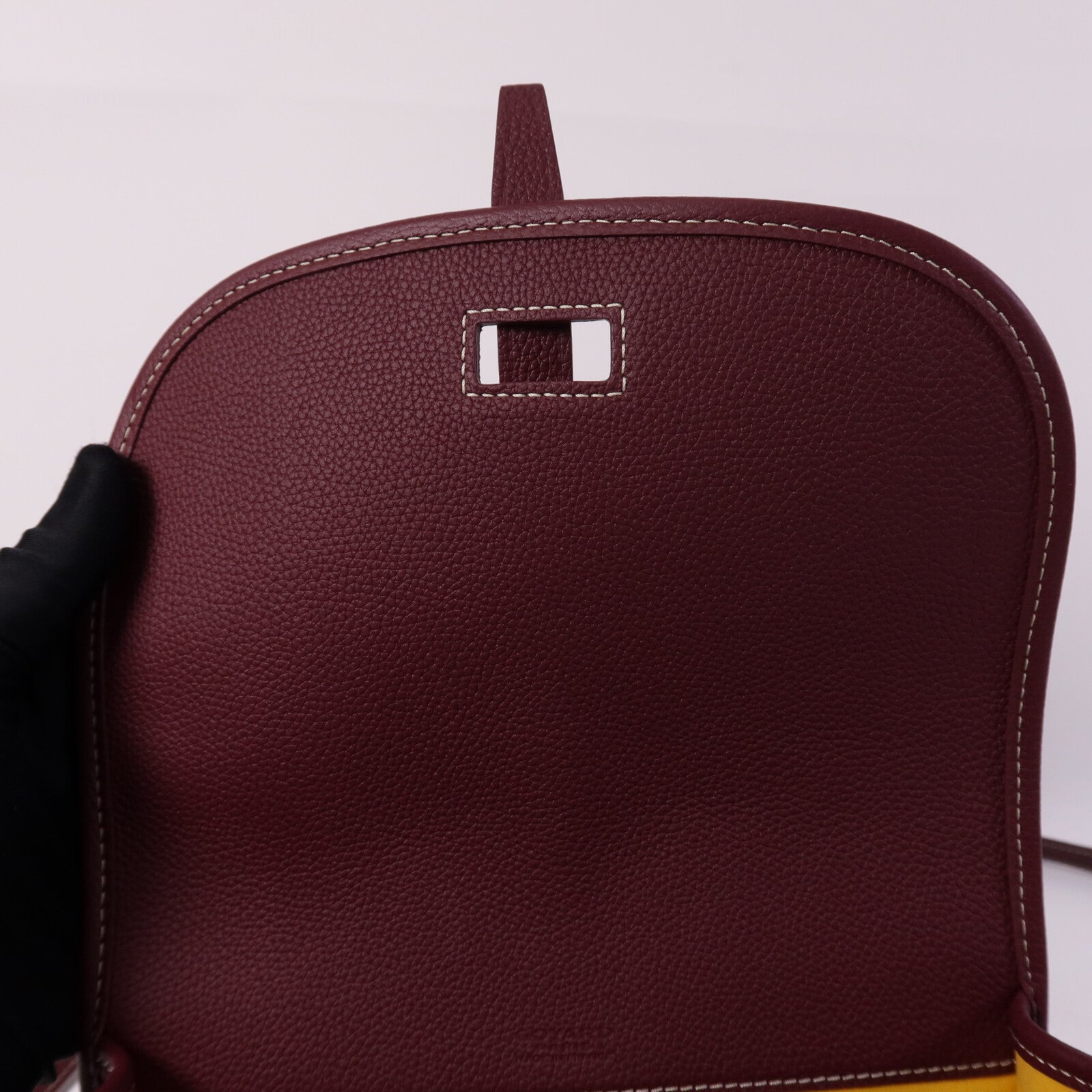 GOYARD 塗層帆布Belvedere PM銀扣肩背袋