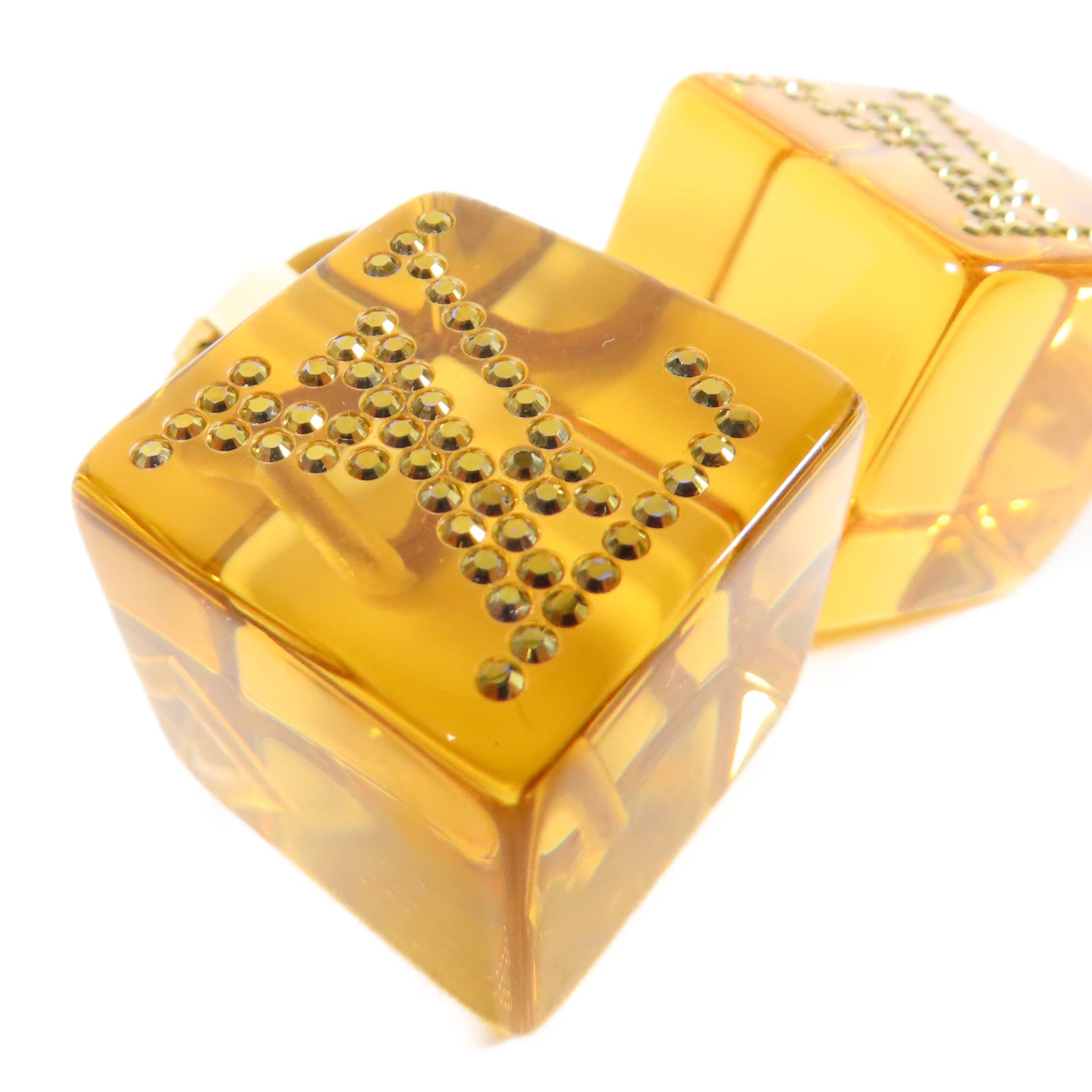LOUIS VUITTON PVC Hair Cube金扣髮圈