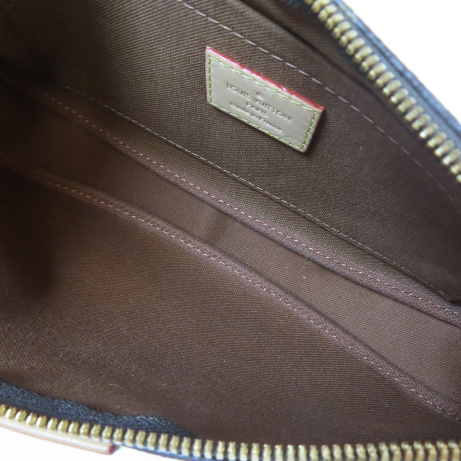 LOUIS VUITTON 【清倉大減價】Monogram Multi Pochette Accessoires金扣手挽肩背兩用袋啡色/粉紅色