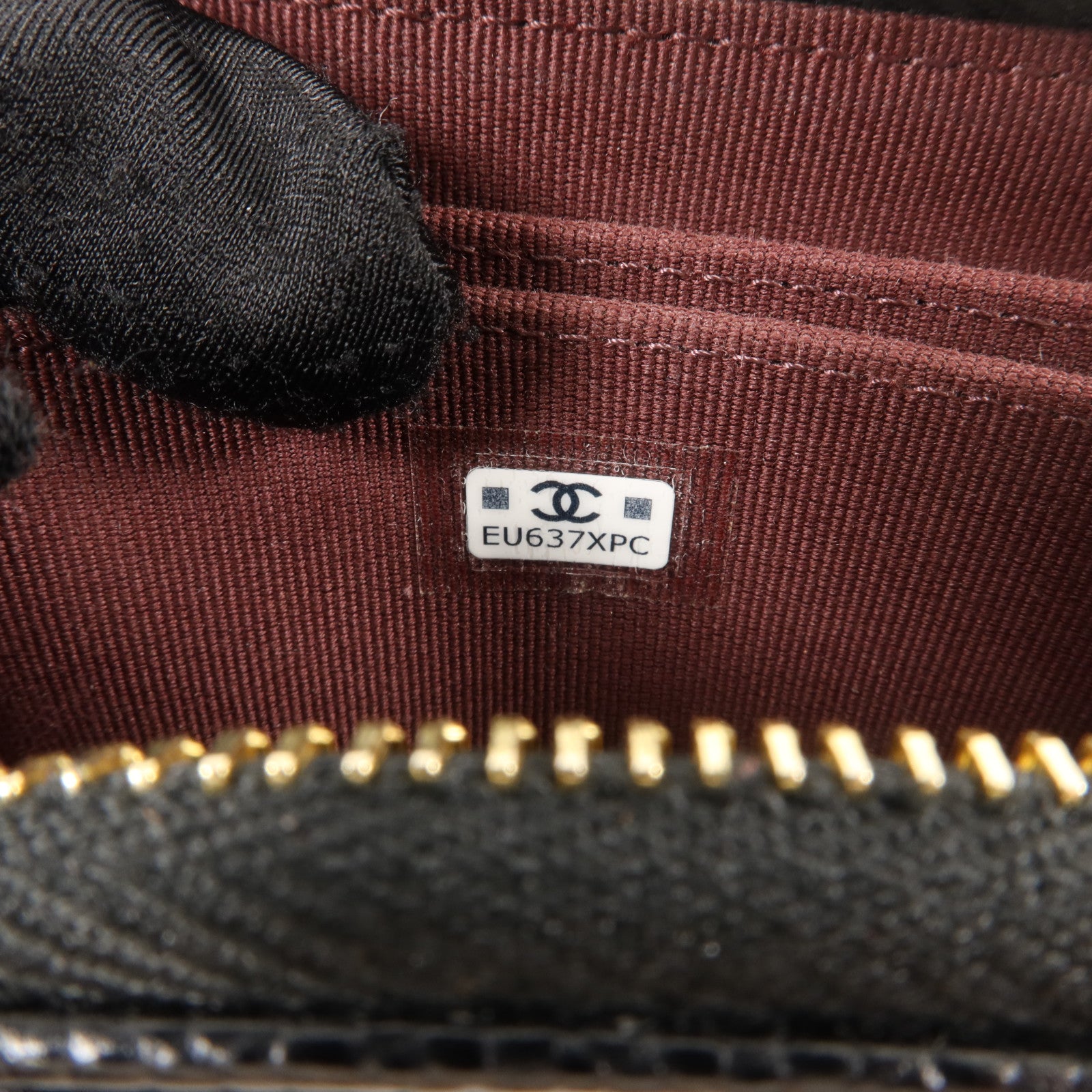CHANEL 牛皮皮革Classic Zipped Coin Case零錢包