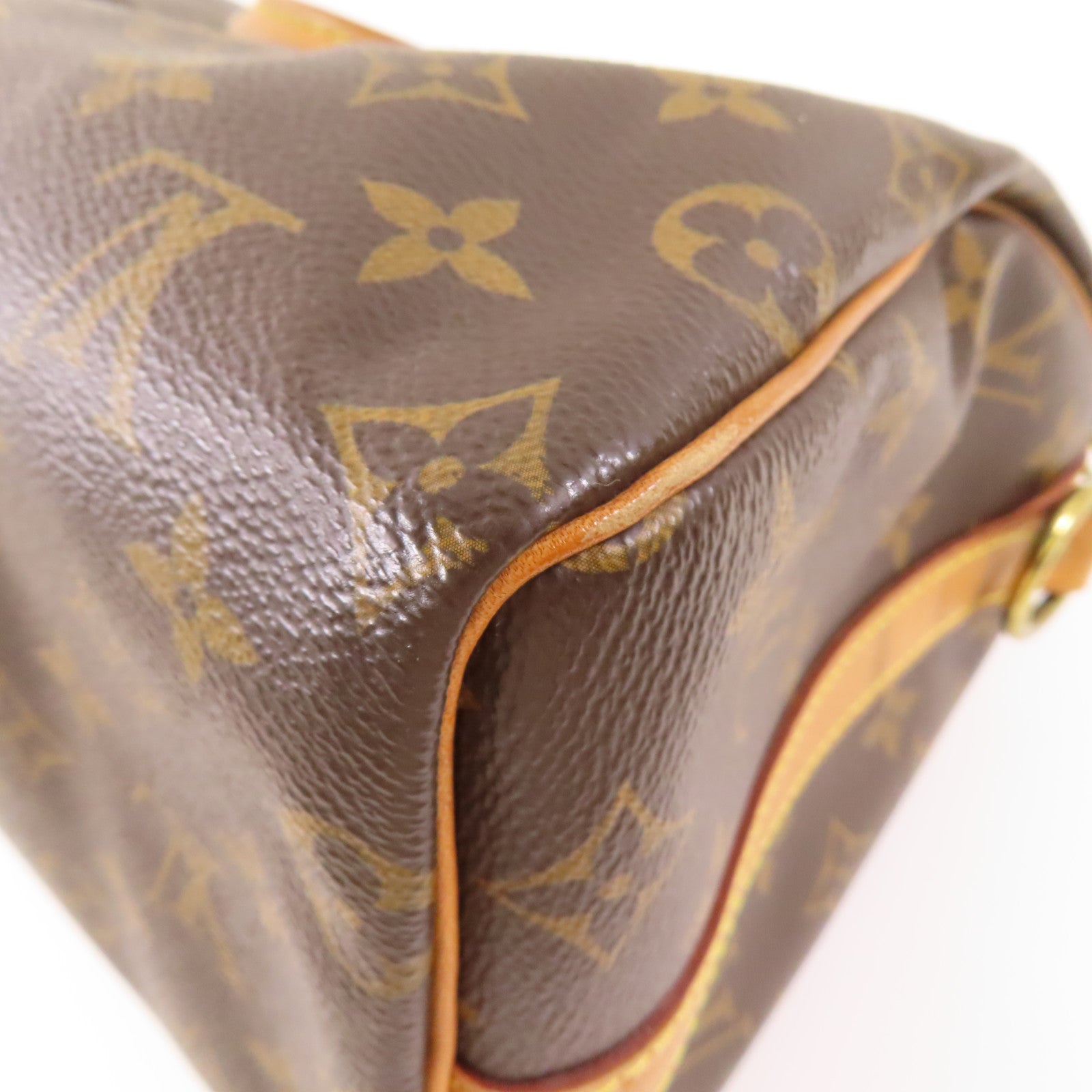 LOUIS VUITTON Monogram Speedy Bandouliere 25金扣手挽肩背兩用袋