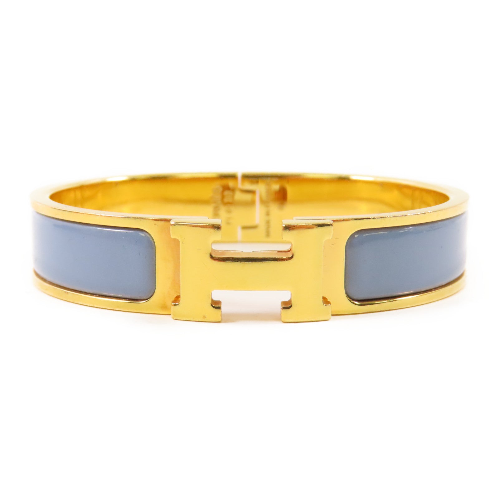 HERMES 金屬Clic H金扣手鐲
