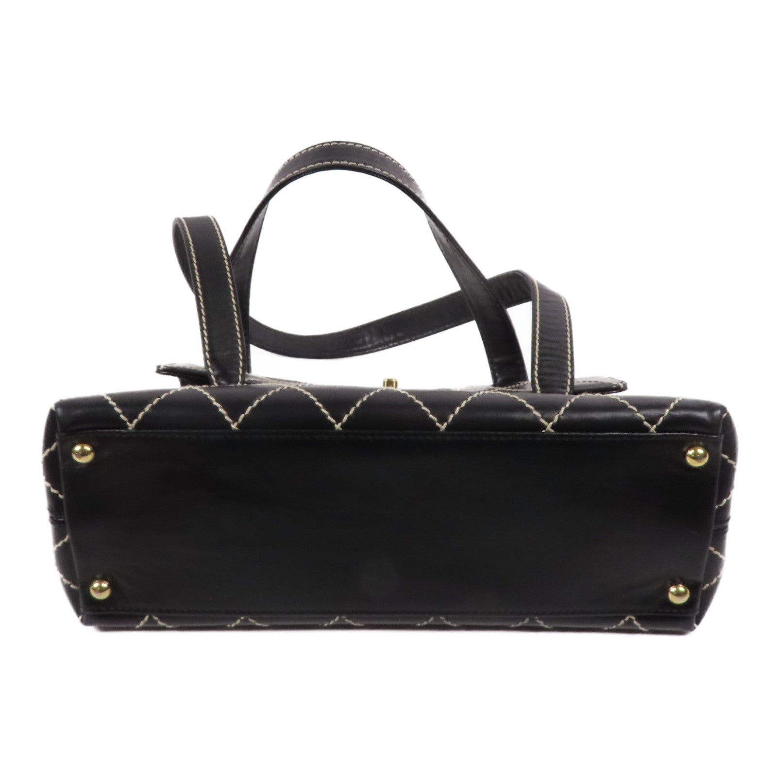 CHANEL 牛皮皮革Shoulder Bag金扣肩背袋