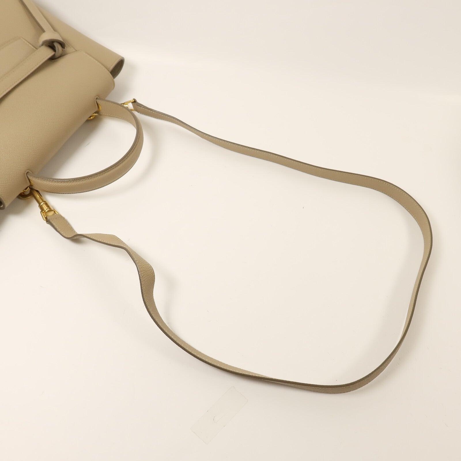 CELINE 牛皮皮革Micro Belt Bag金扣手挽肩背兩用袋