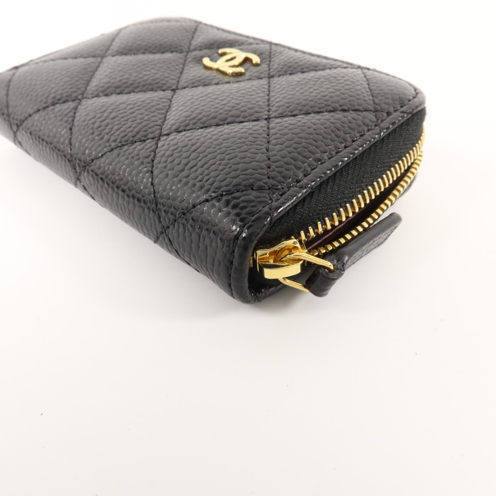 CHANEL 牛皮皮革Classic Zipped Coin Case零錢包