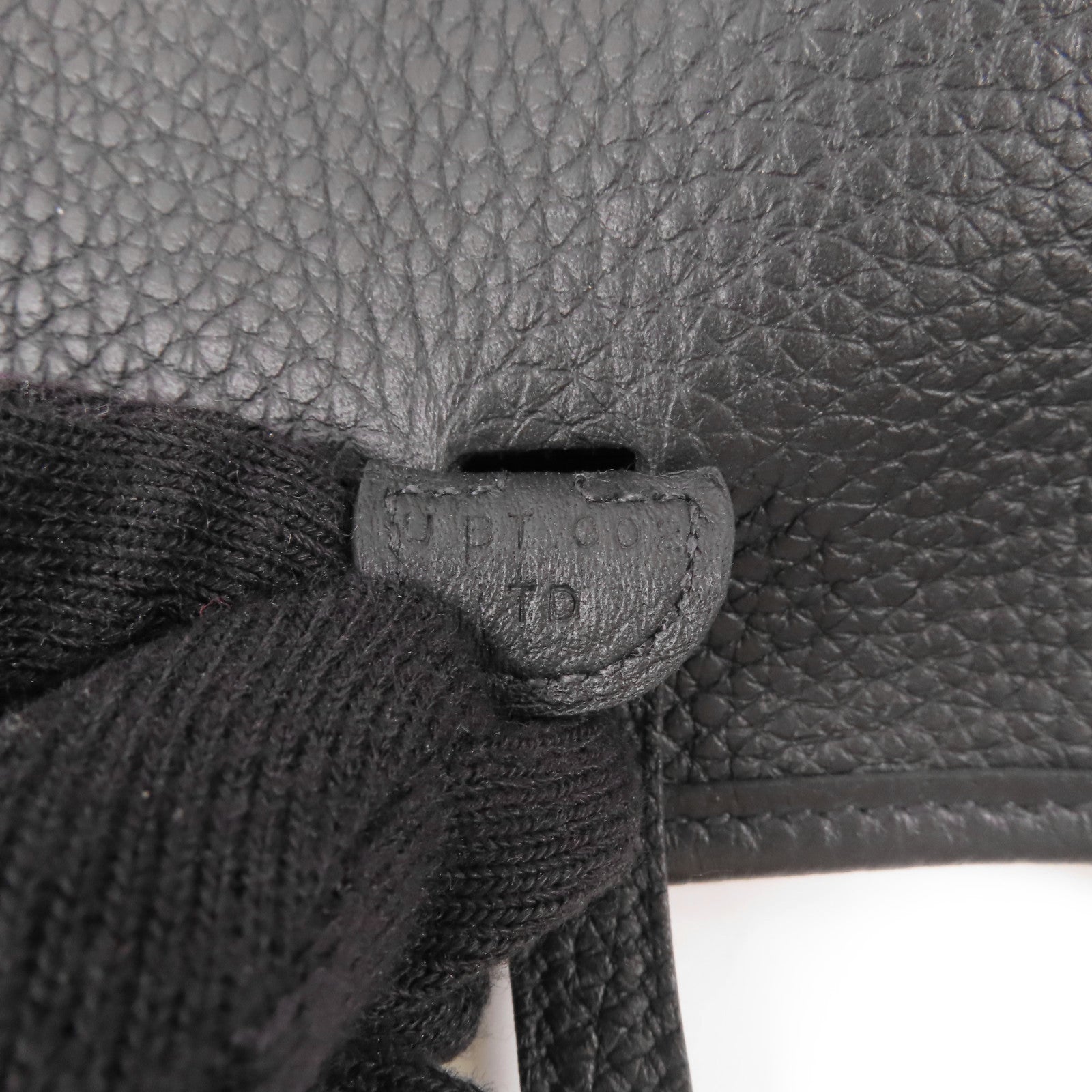 HERMES Clemence皮革Evelyne TPM銀扣肩背袋