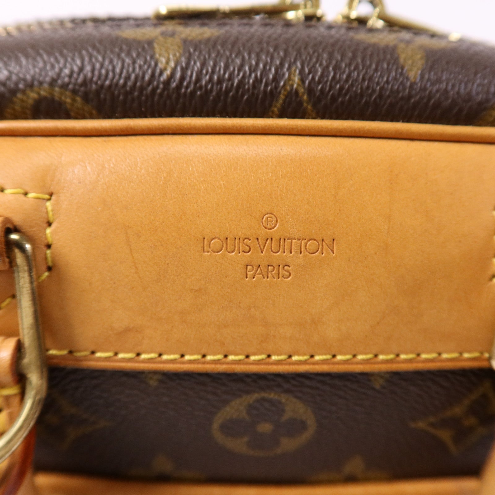 LOUIS VUITTON Monogram Trouville金扣手挽袋