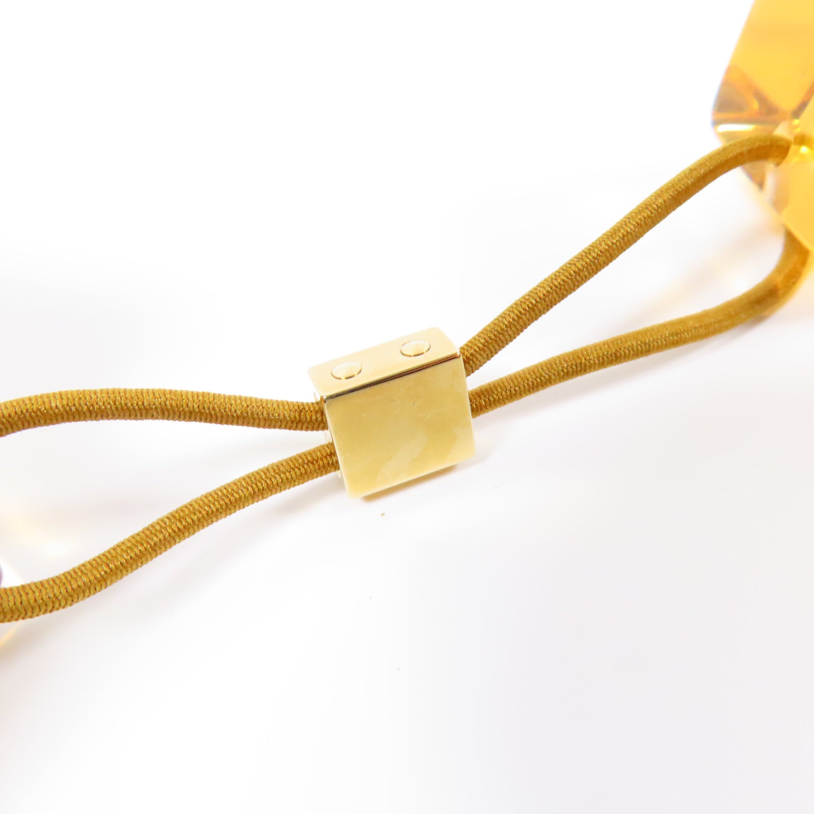 LOUIS VUITTON PVC Hair Cube金扣髮圈