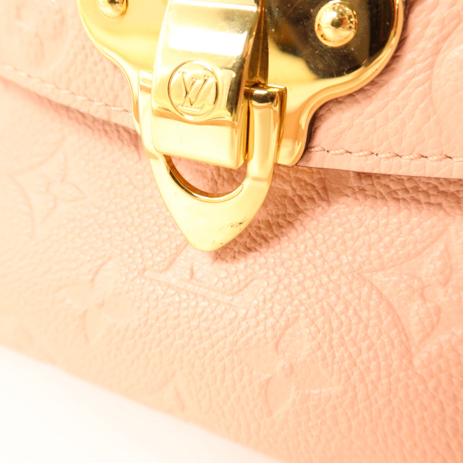 LOUIS VUITTON Monogram Empreinte Georges BB金扣手挽肩背兩用袋
