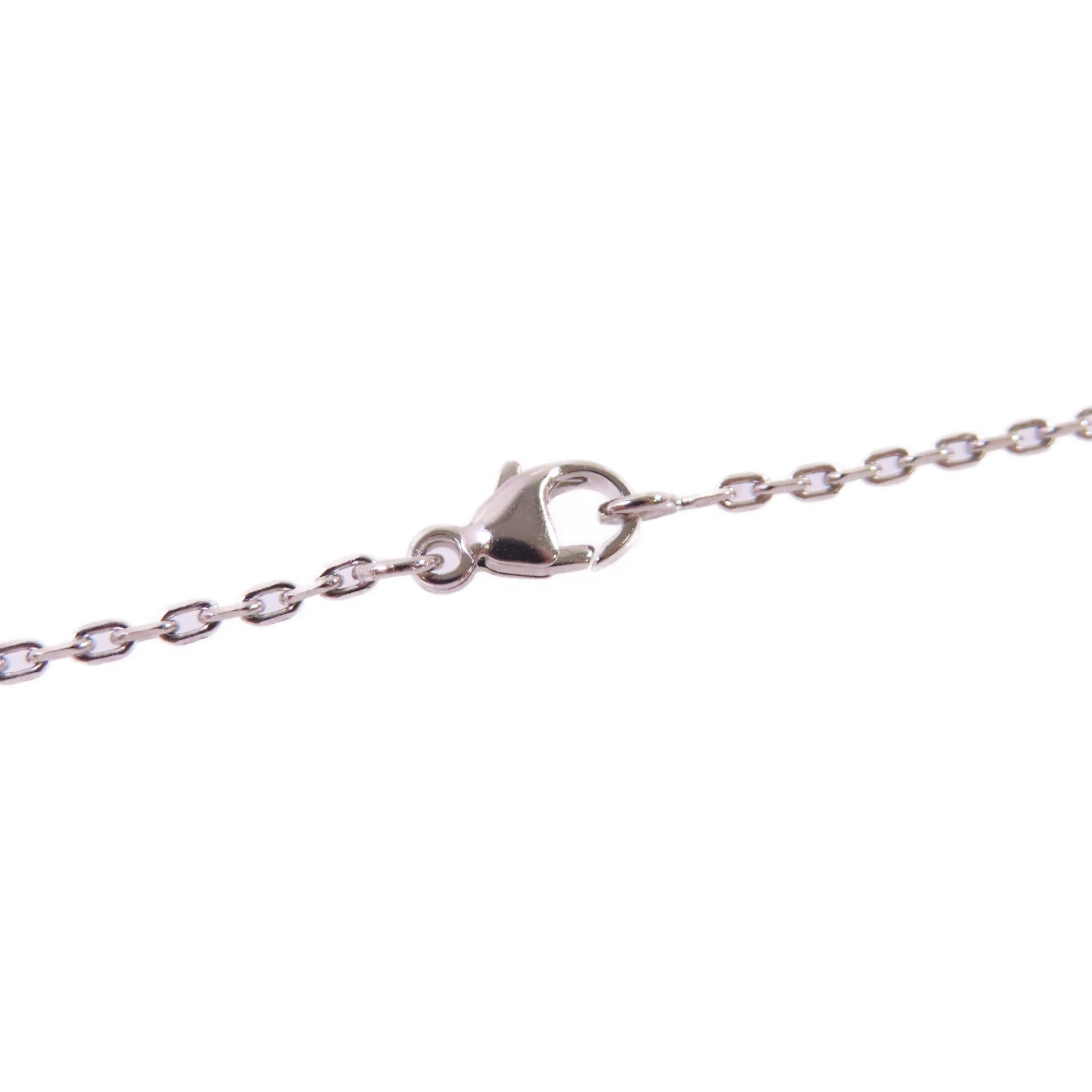 HERMES 金屬/琺瑯Mini Pop H Necklace銀扣項鏈Marron Glace淺褐色