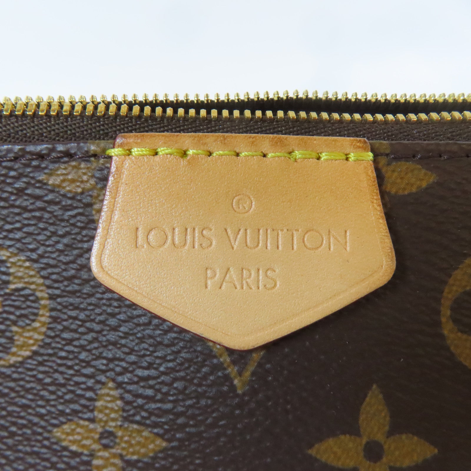 LOUIS VUITTON 【清倉大減價】Monogram Multi Pochette Accessoires金扣手挽肩背兩用袋啡色/粉紅色