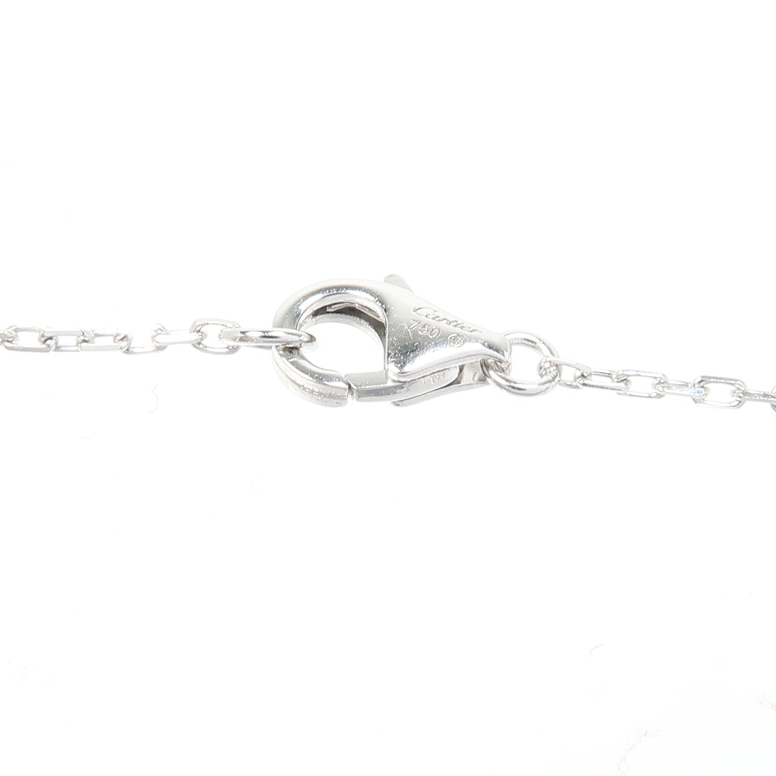 CARTIER 【激減優惠】18K白金Diamond Entrelaces Necklace鑽石項鍊