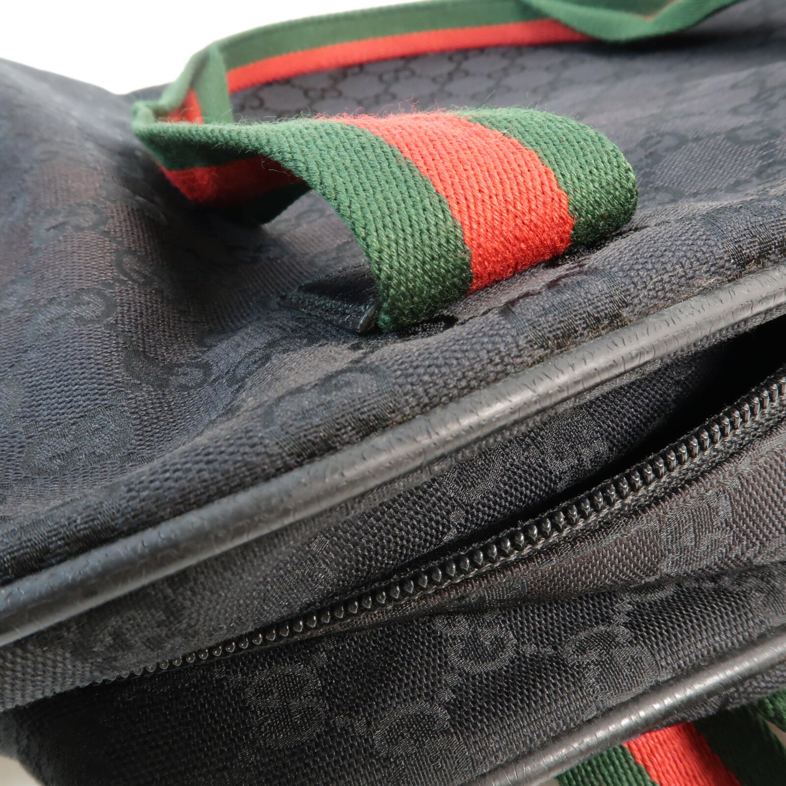 GUCCI 帆布Boston Bag肩背袋