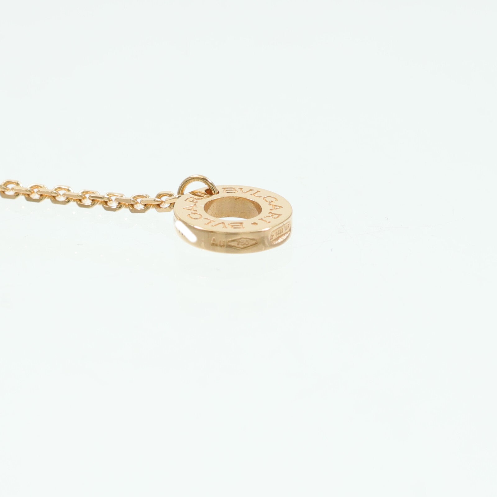 BVLGARI 18K玫瑰金Divas Dream Necklace珍珠母貝/鑽石項鍊