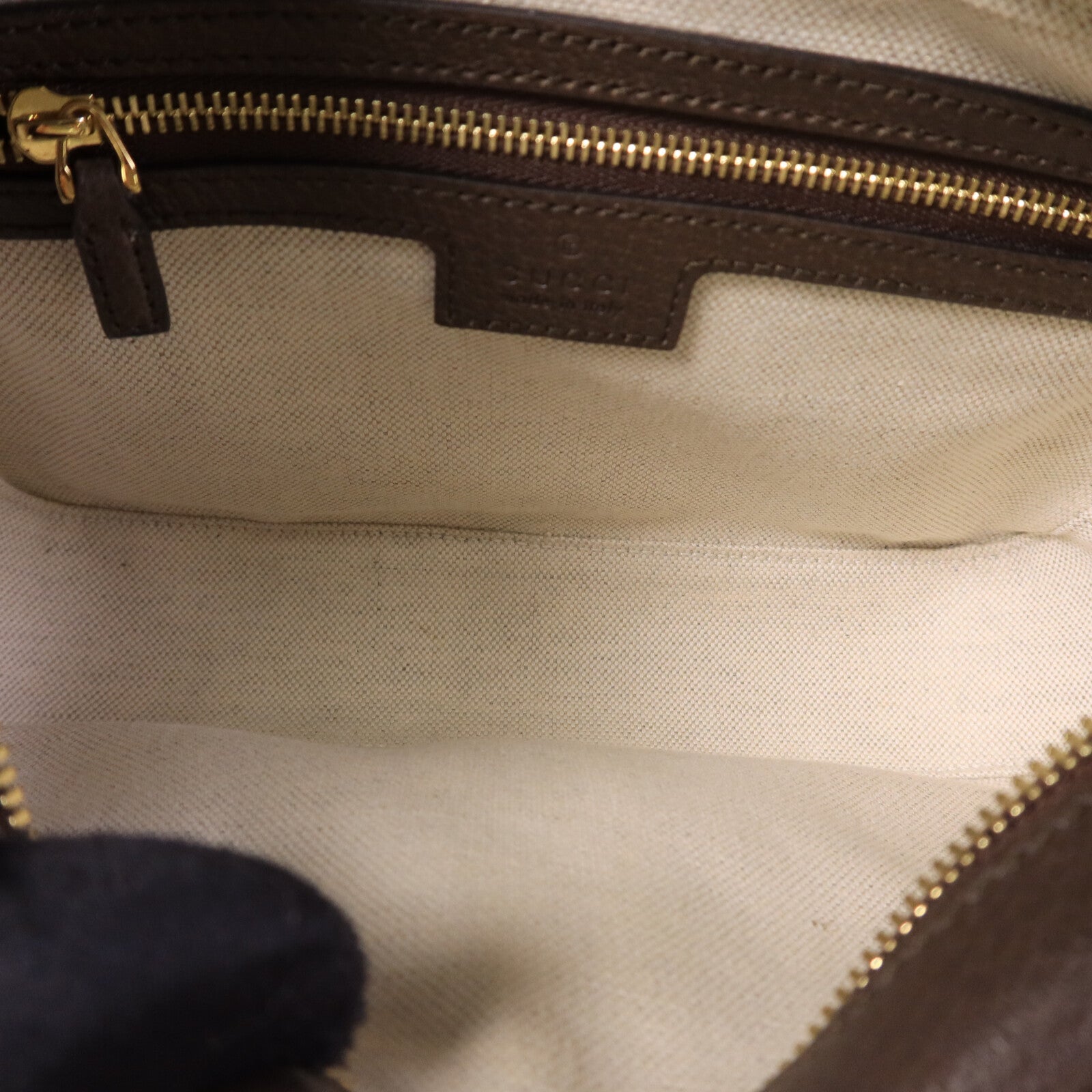 GUCCI 塗層帆布Ophidia GG手挽肩背兩用袋