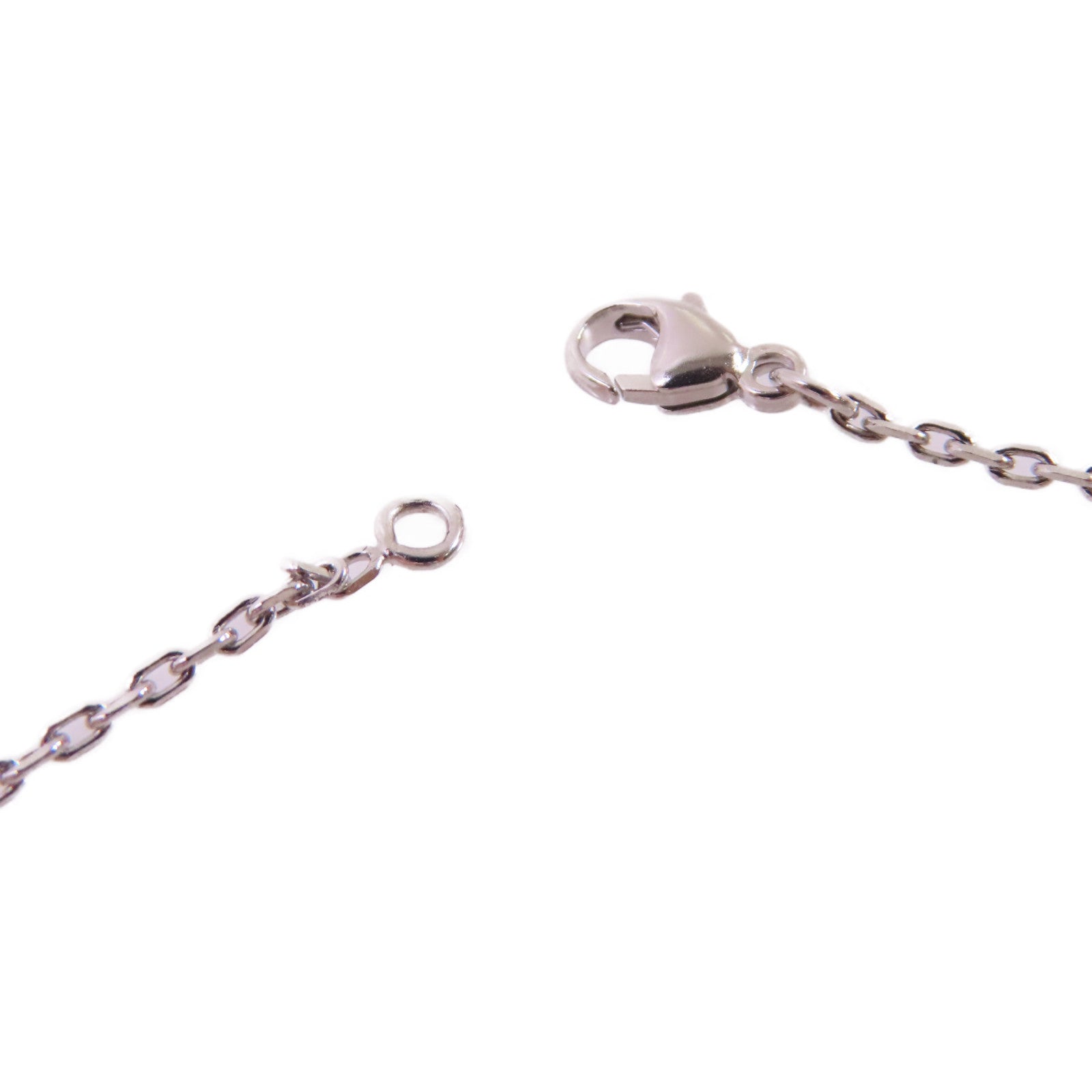 HERMES 金屬/琺瑯Mini Pop H Necklace銀扣項鏈Marron Glace淺褐色