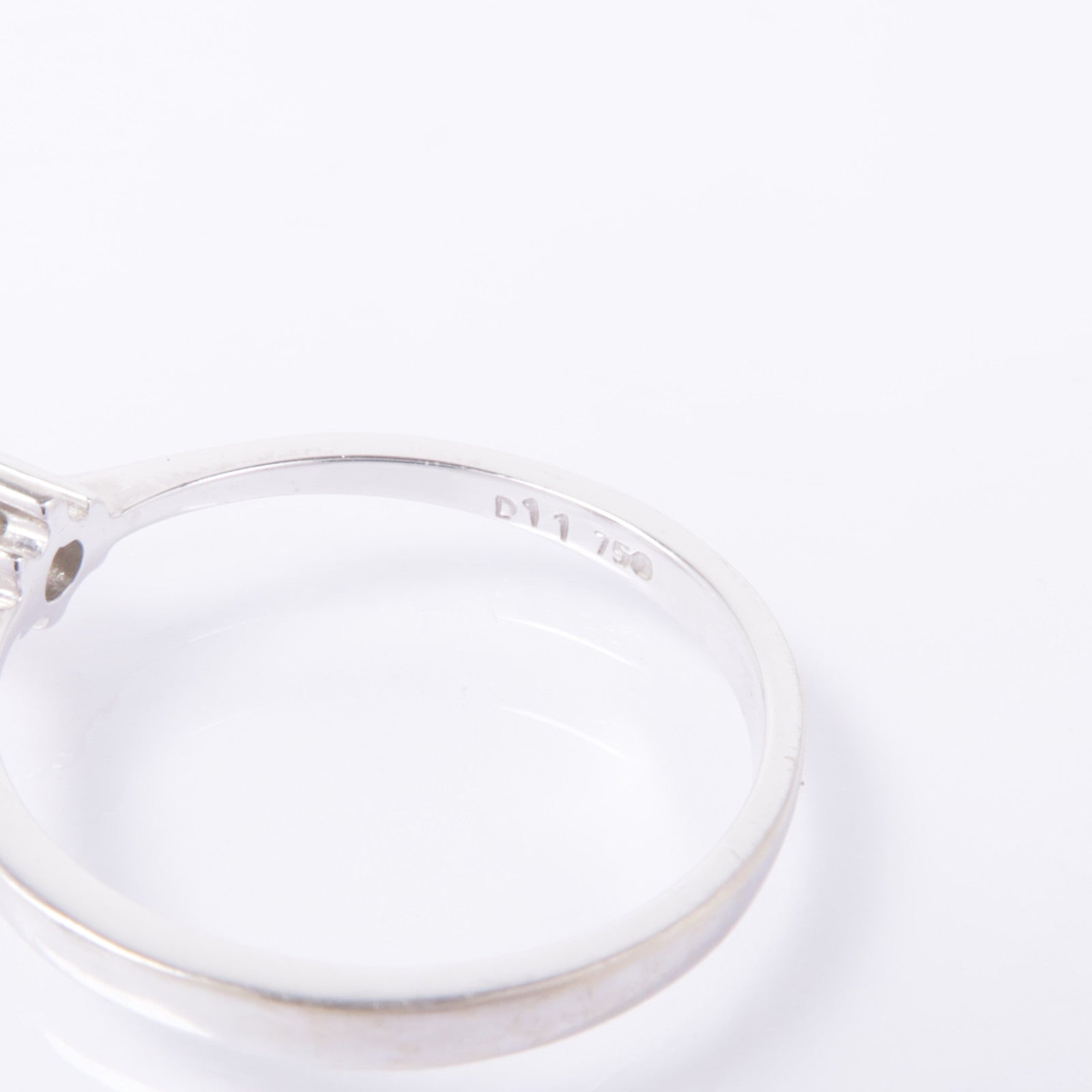 JEWELRY 【激減優惠】18K白金Diamond Ring鑽石戒指US#5.5