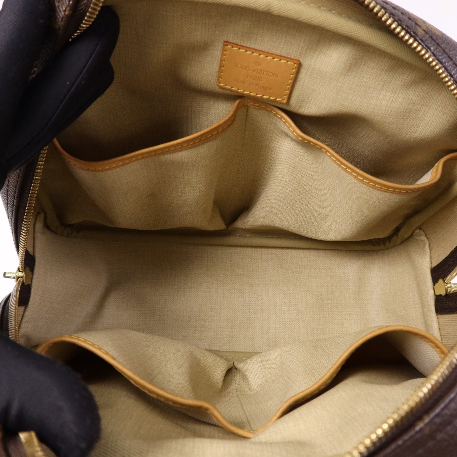 LOUIS VUITTON Monogram Trouville金扣手挽袋