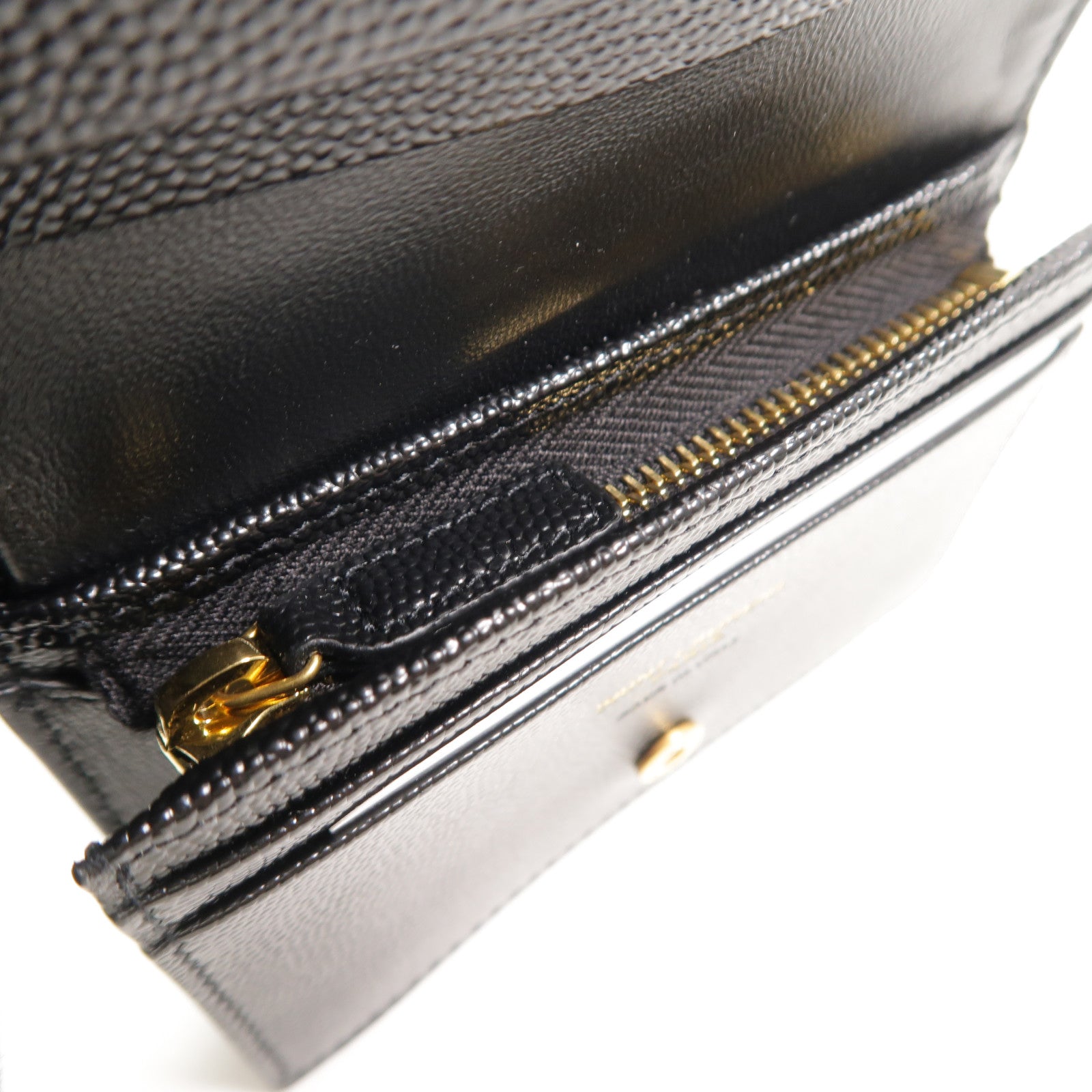 SAINT LAURENT 牛皮皮革Cassandre Matelasse Flap Card Case錢包