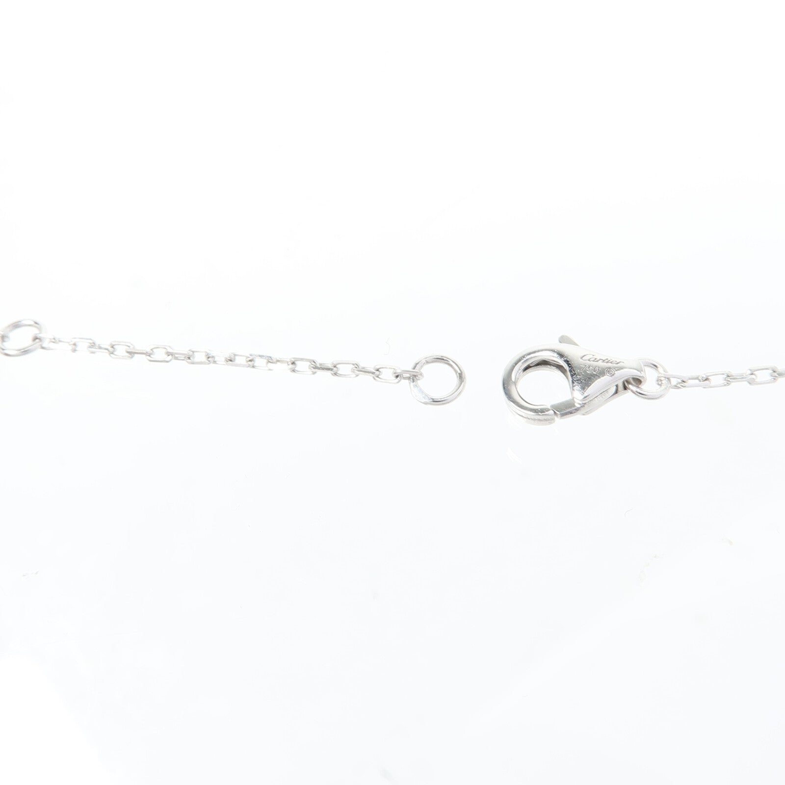 CARTIER 【激減優惠】18K白金Diamond Entrelaces Necklace鑽石項鍊